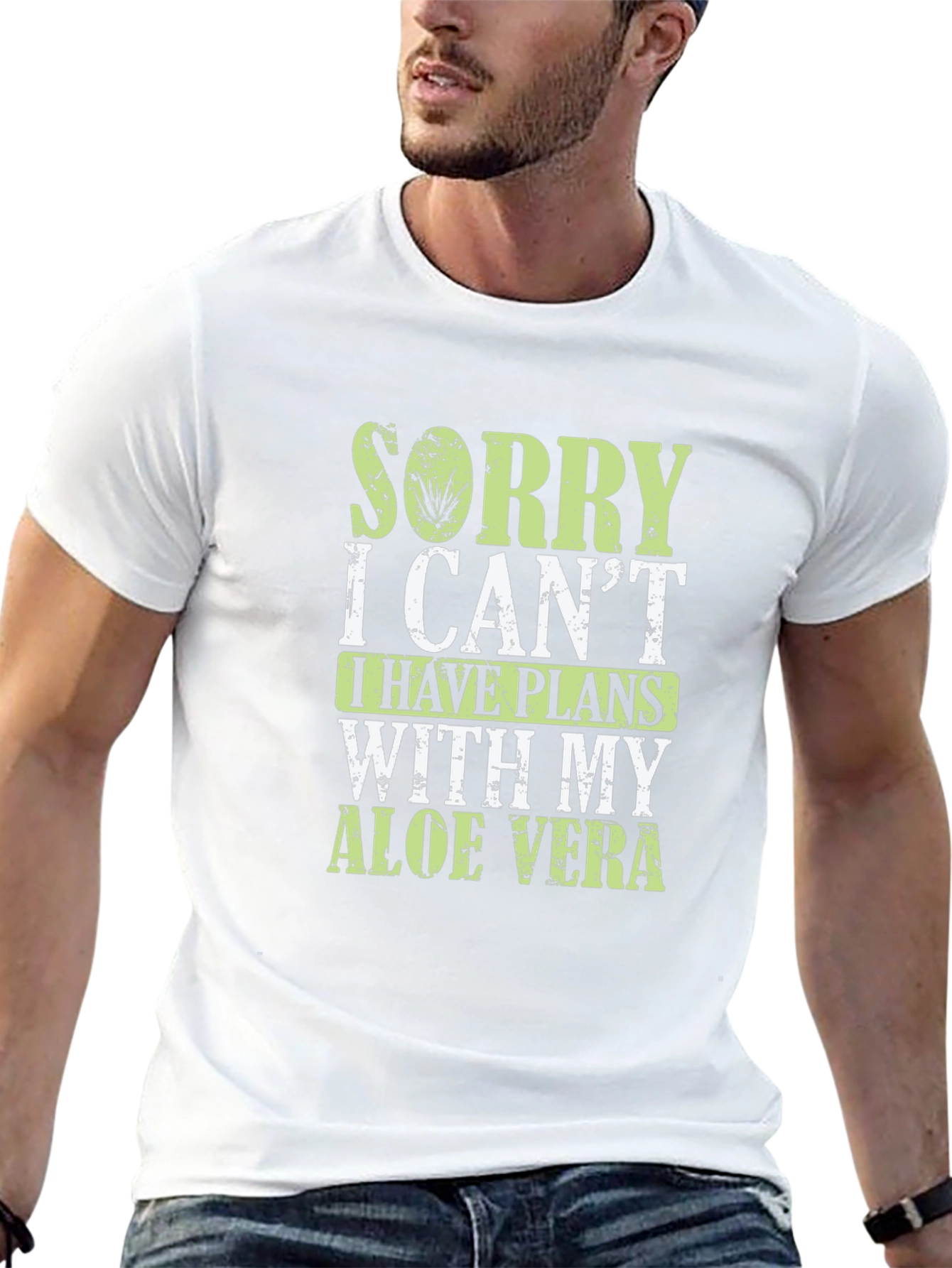 Aloe Vera Plans Graphic Tee - Black