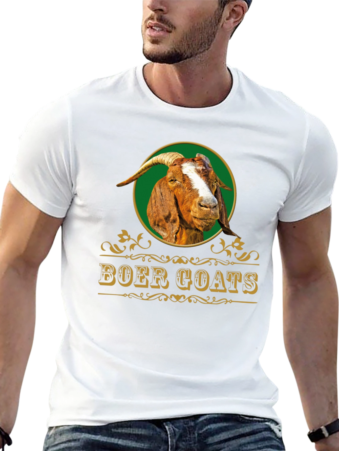 Boer Goats Graphic Tee - Unique Animal Shirt