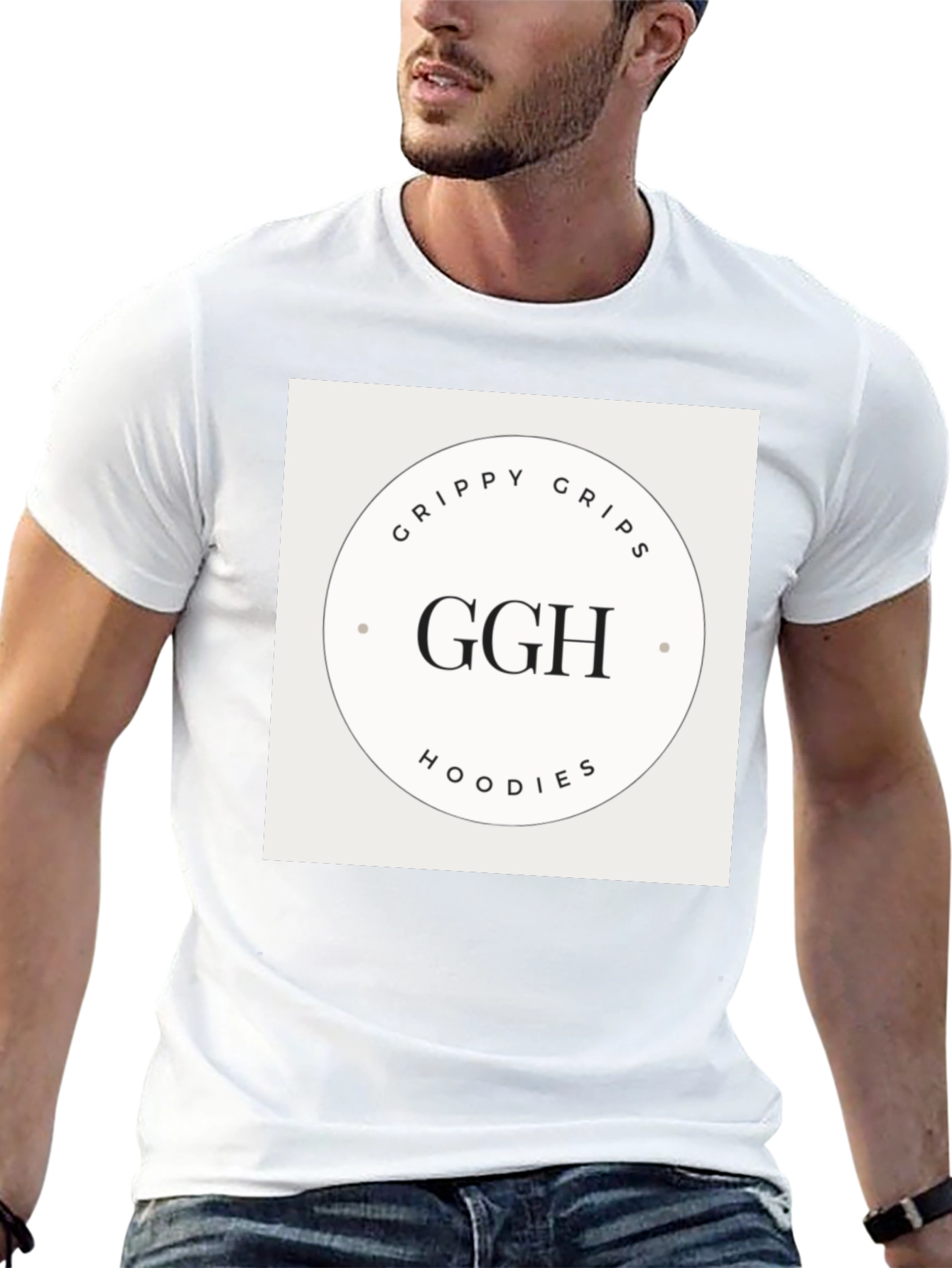 GGH Grippy Grips Hoodies Black T-Shirt