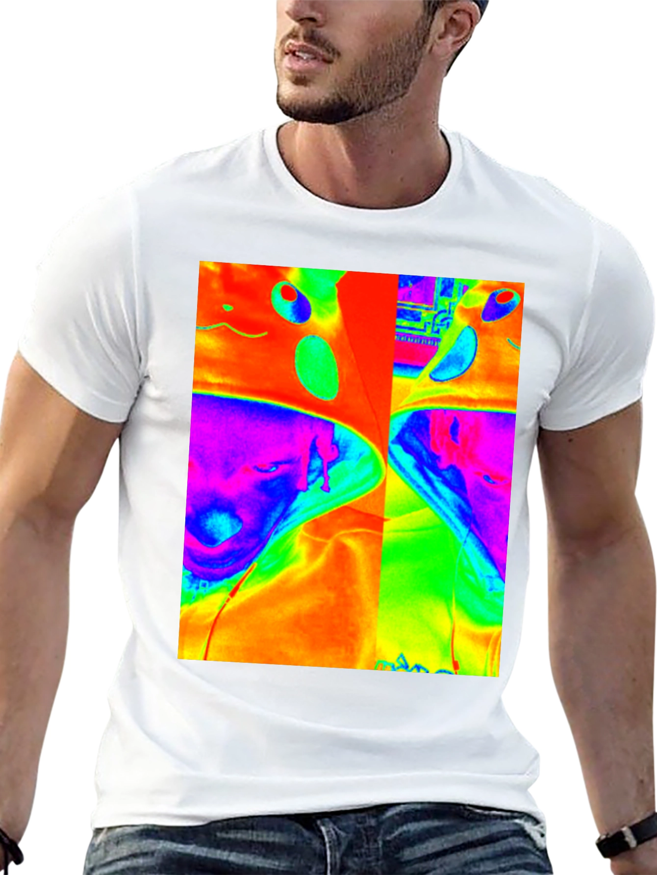 Abstract Thermal T-Shirt
