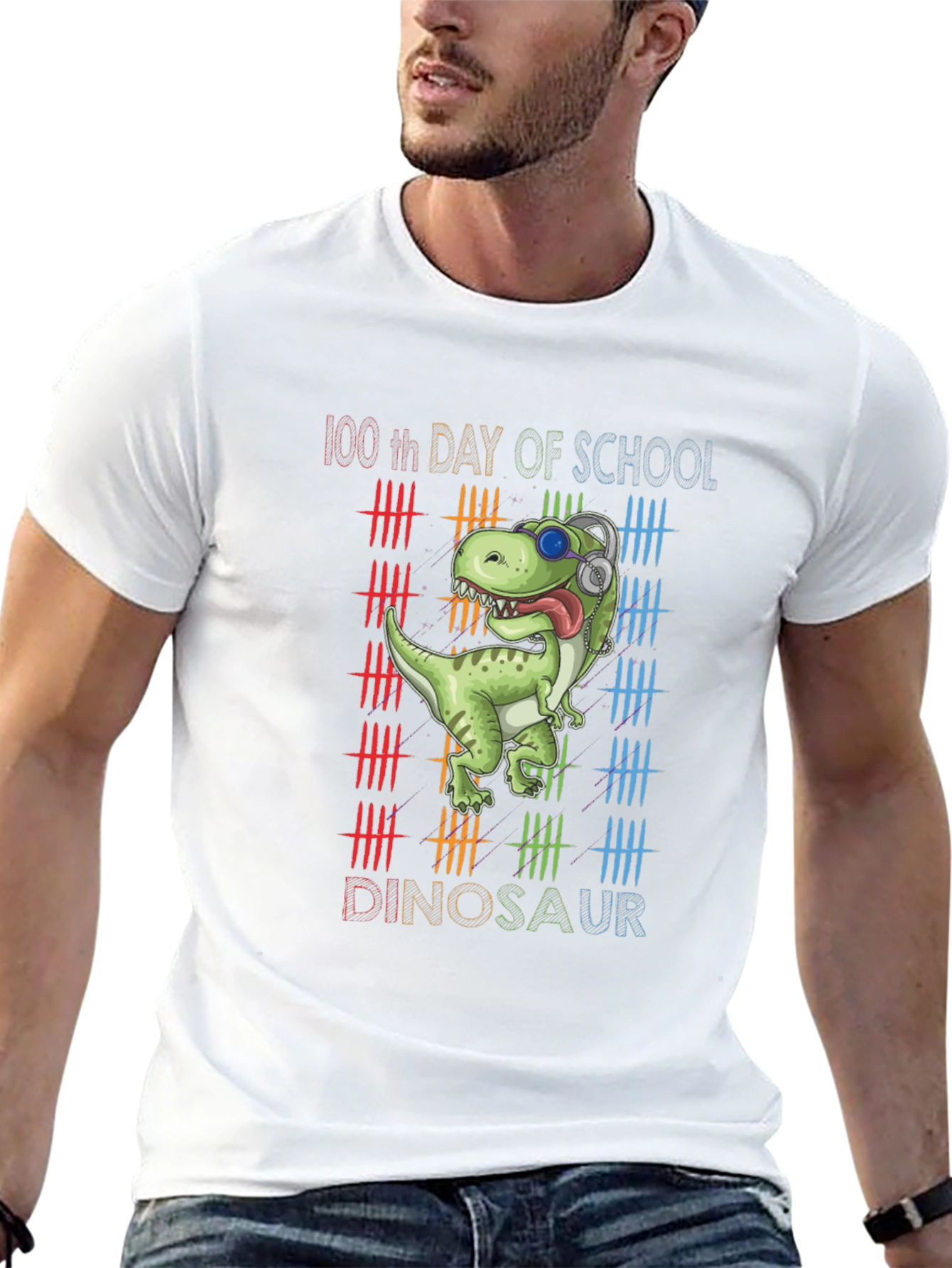 100th Day of School Dinosaur T-Shirt