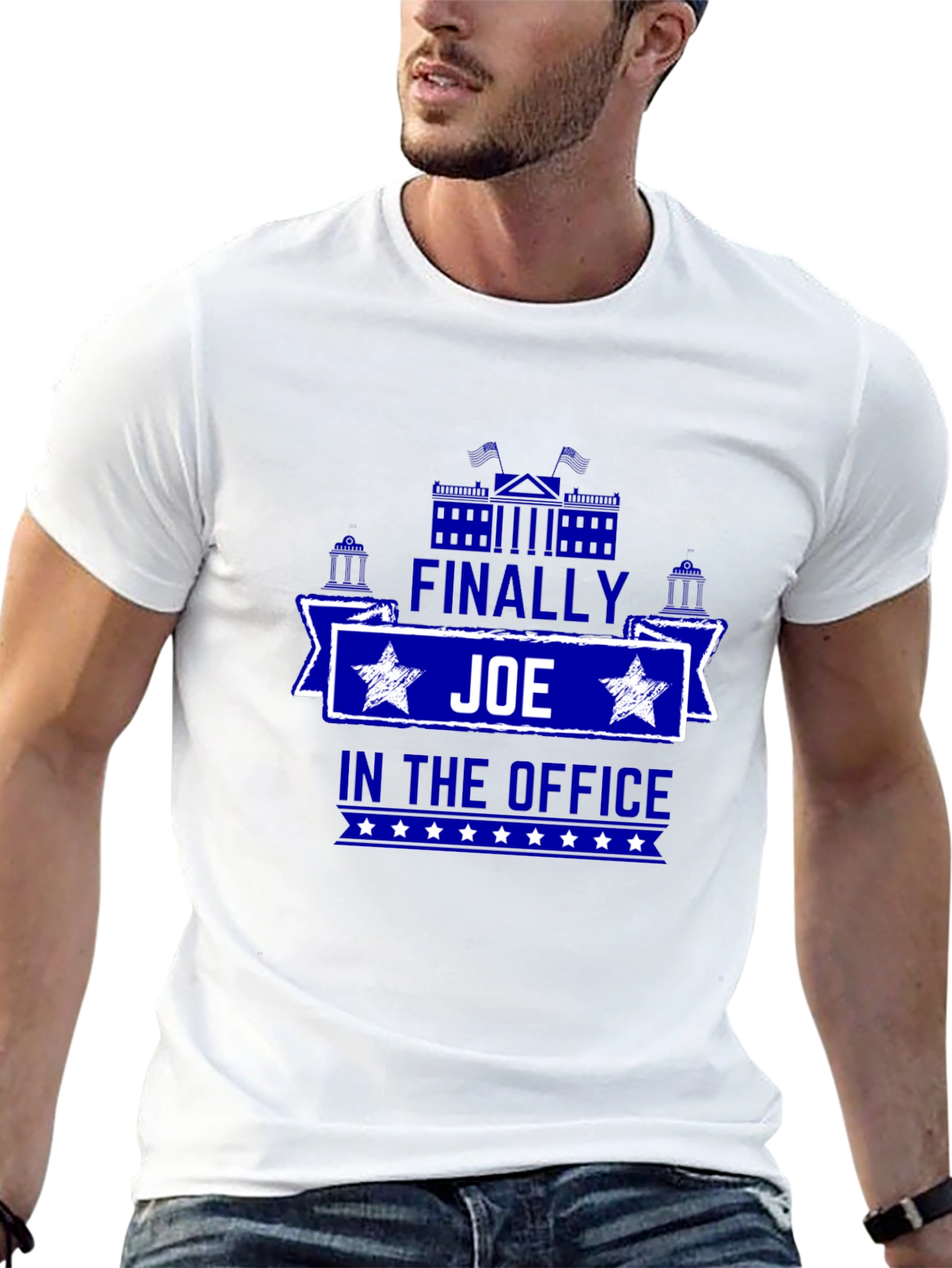 Finally Joe In the Office Black T-Shirt