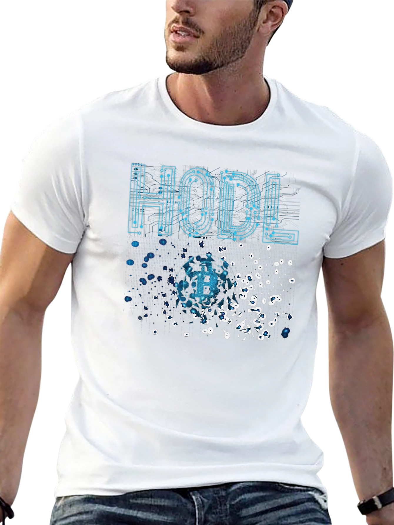 HODL Bitcoin Crypto Black T-Shirt