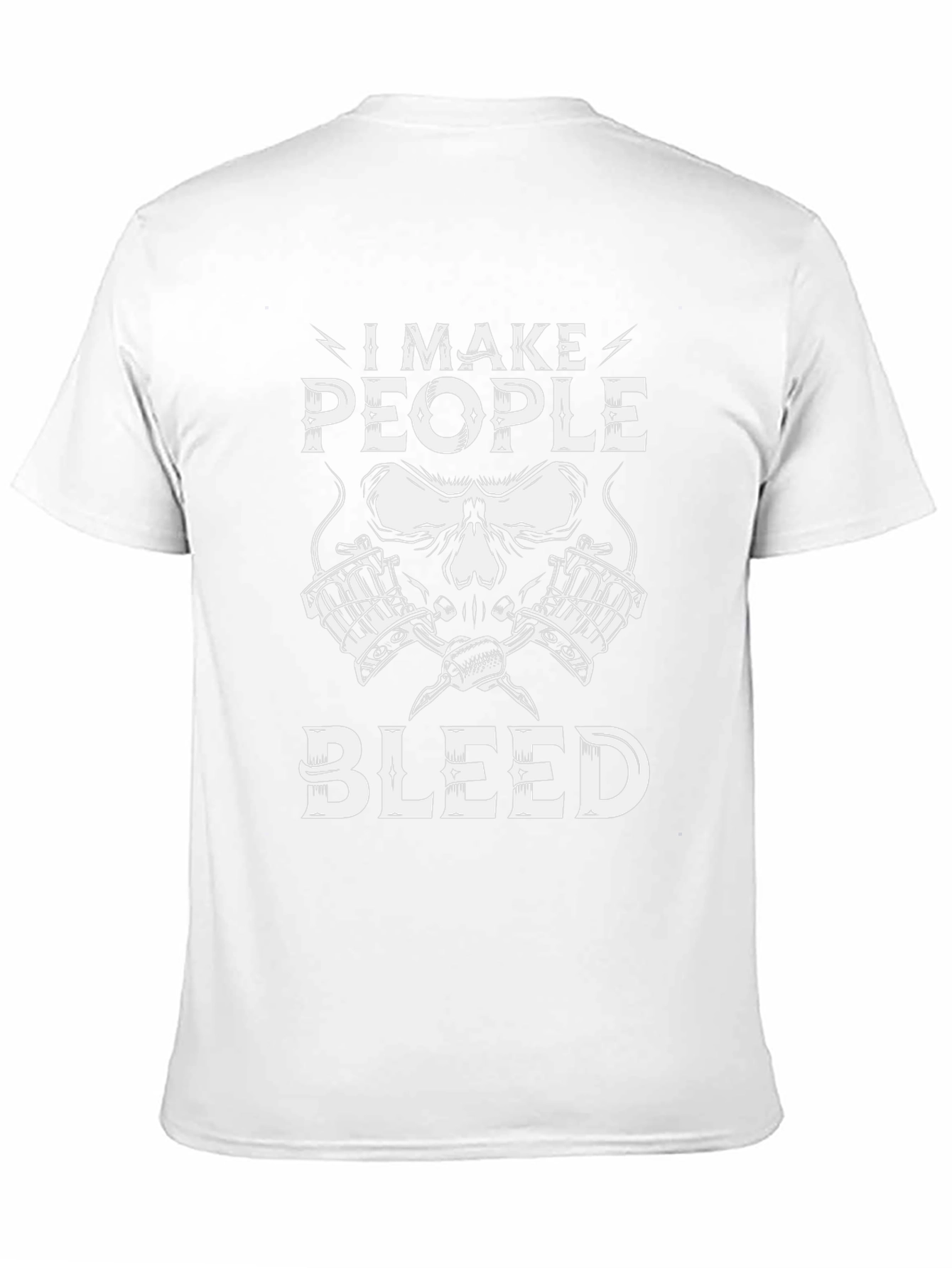 I Make People Bleed Tattoo Artist Graphic Tee