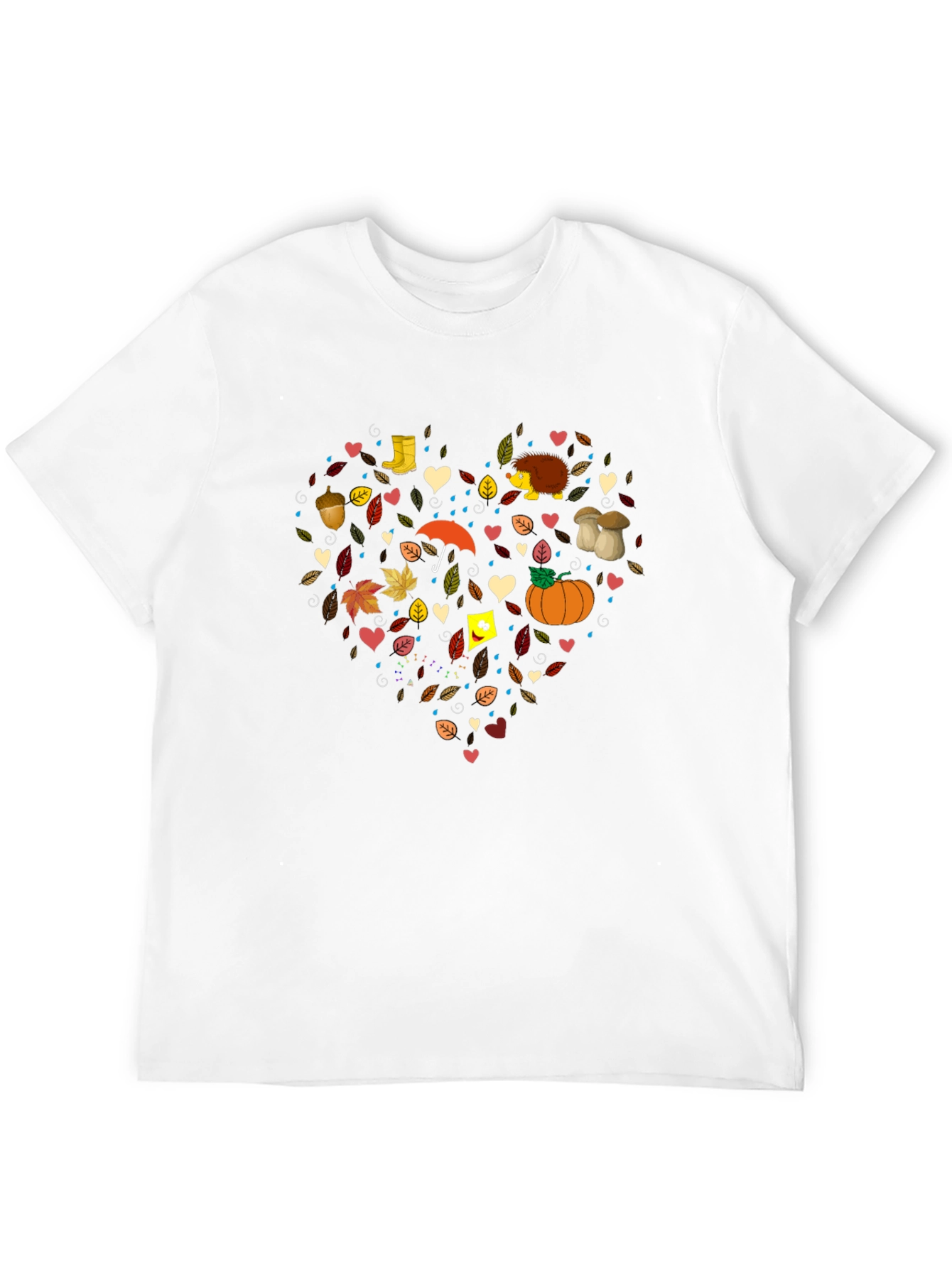Autumn Heart Graphic T-Shirt