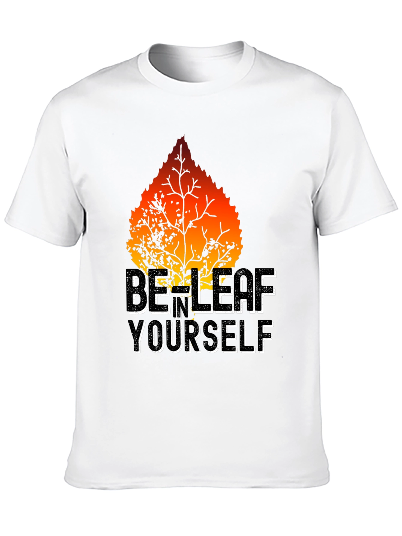 Be-Leaf Yourself Graphic Tee - Black