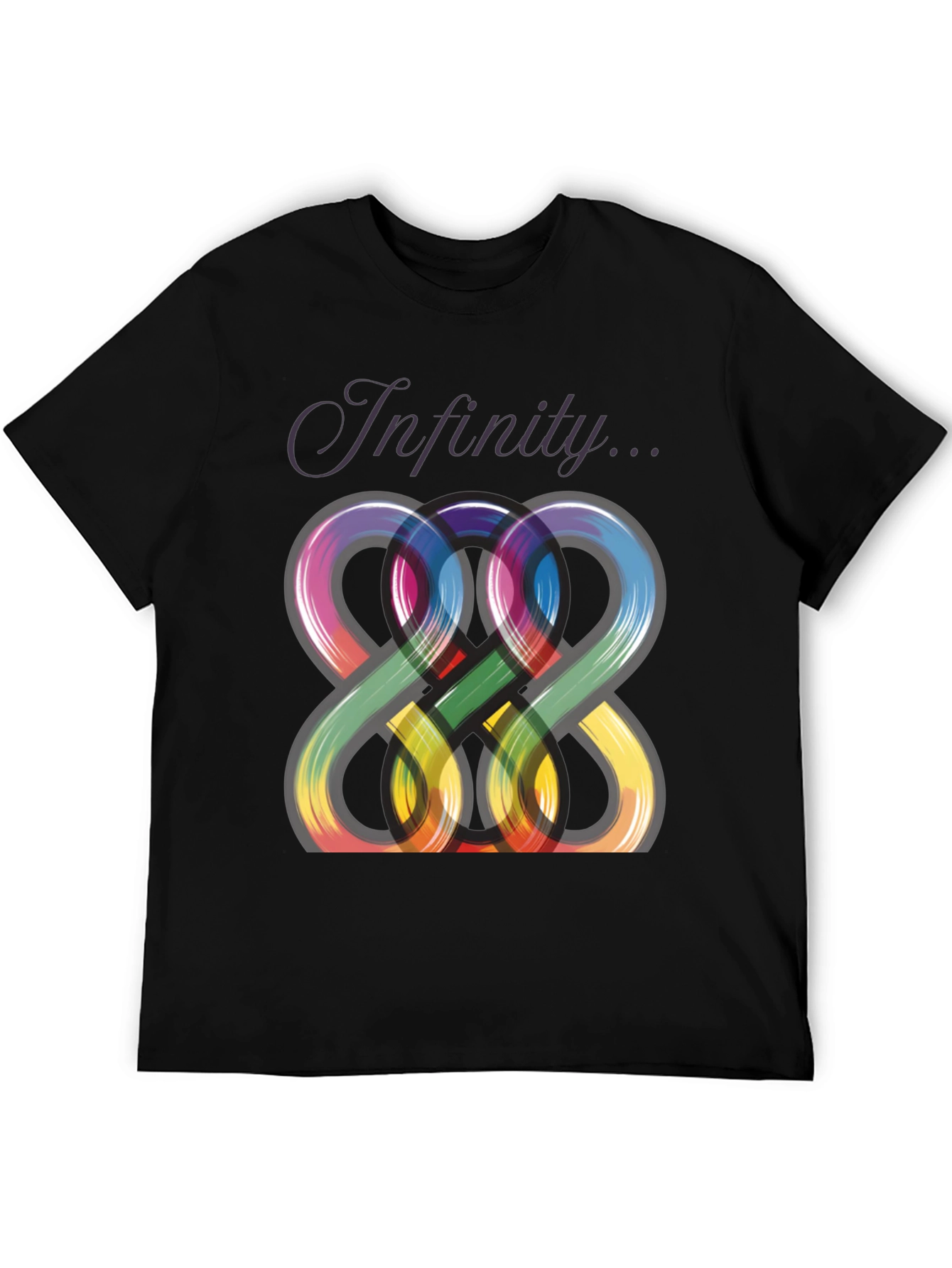 Infinity Symbol Graphic Tee - Modern Artistic Design