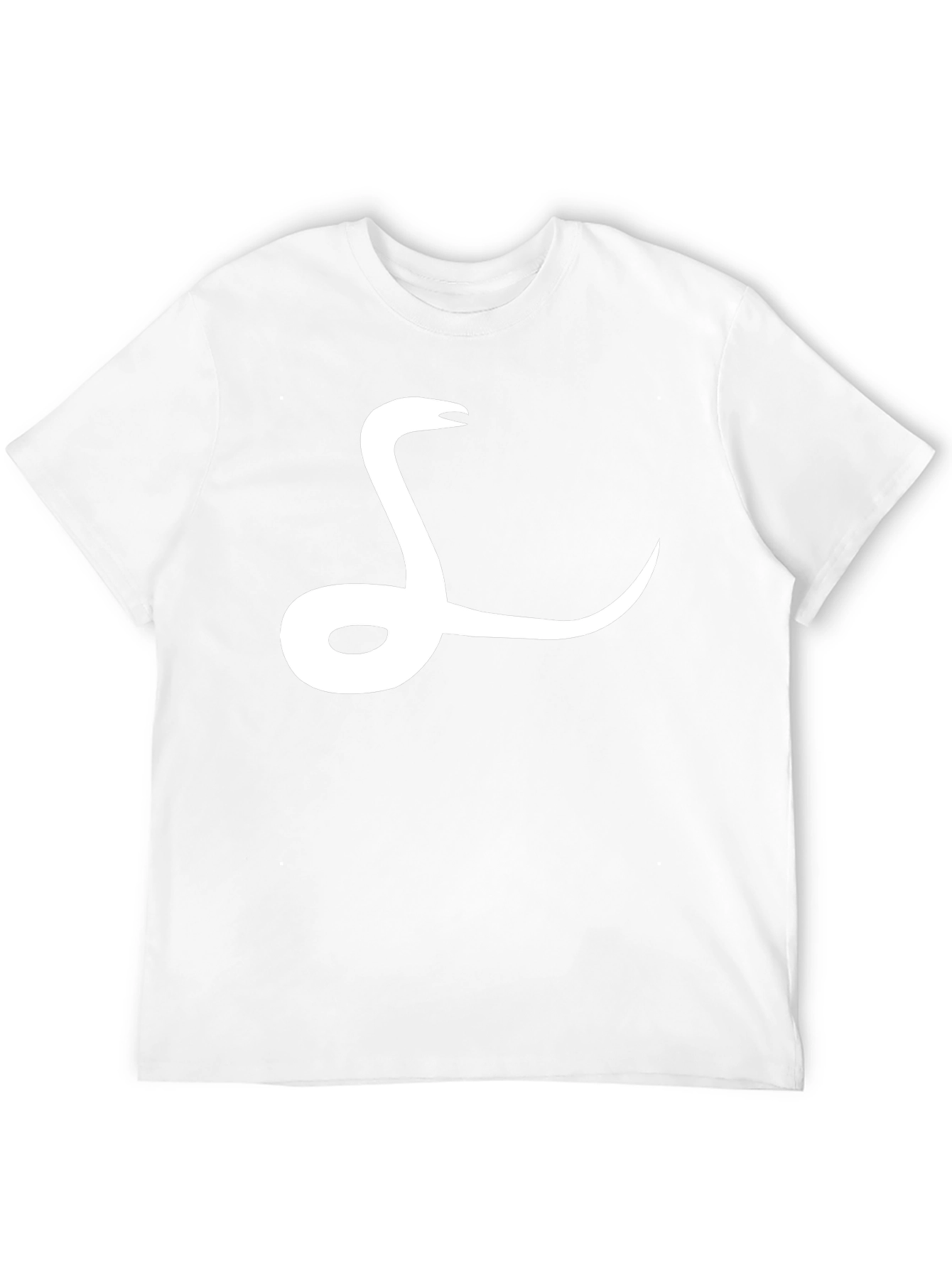 Snake Graphic Tee - Black Cotton T-Shirt