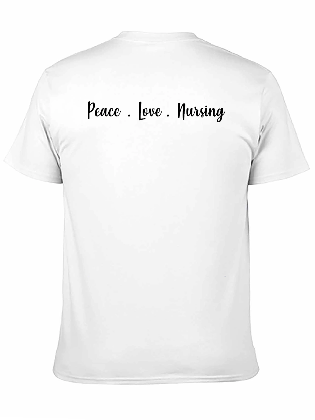 Peace Love Nursing Graphic T-Shirt