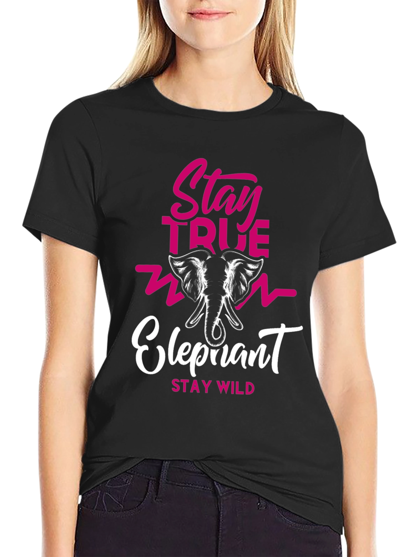 Stay True Elephant Graphic Tee - Stay Wild