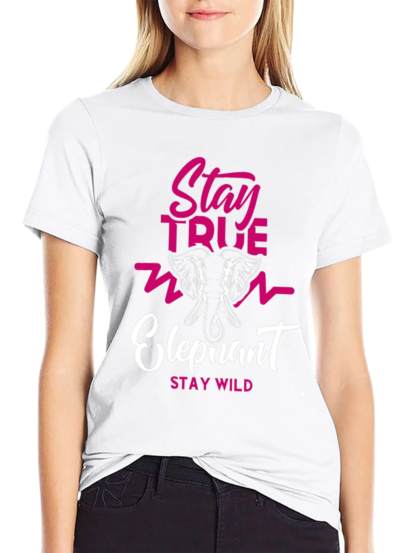 Stay True Elephant Graphic Tee - Stay Wild