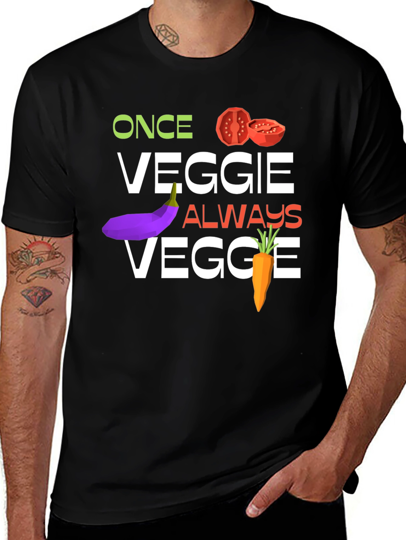 Once Veggie Always Veggie Graphic Tee