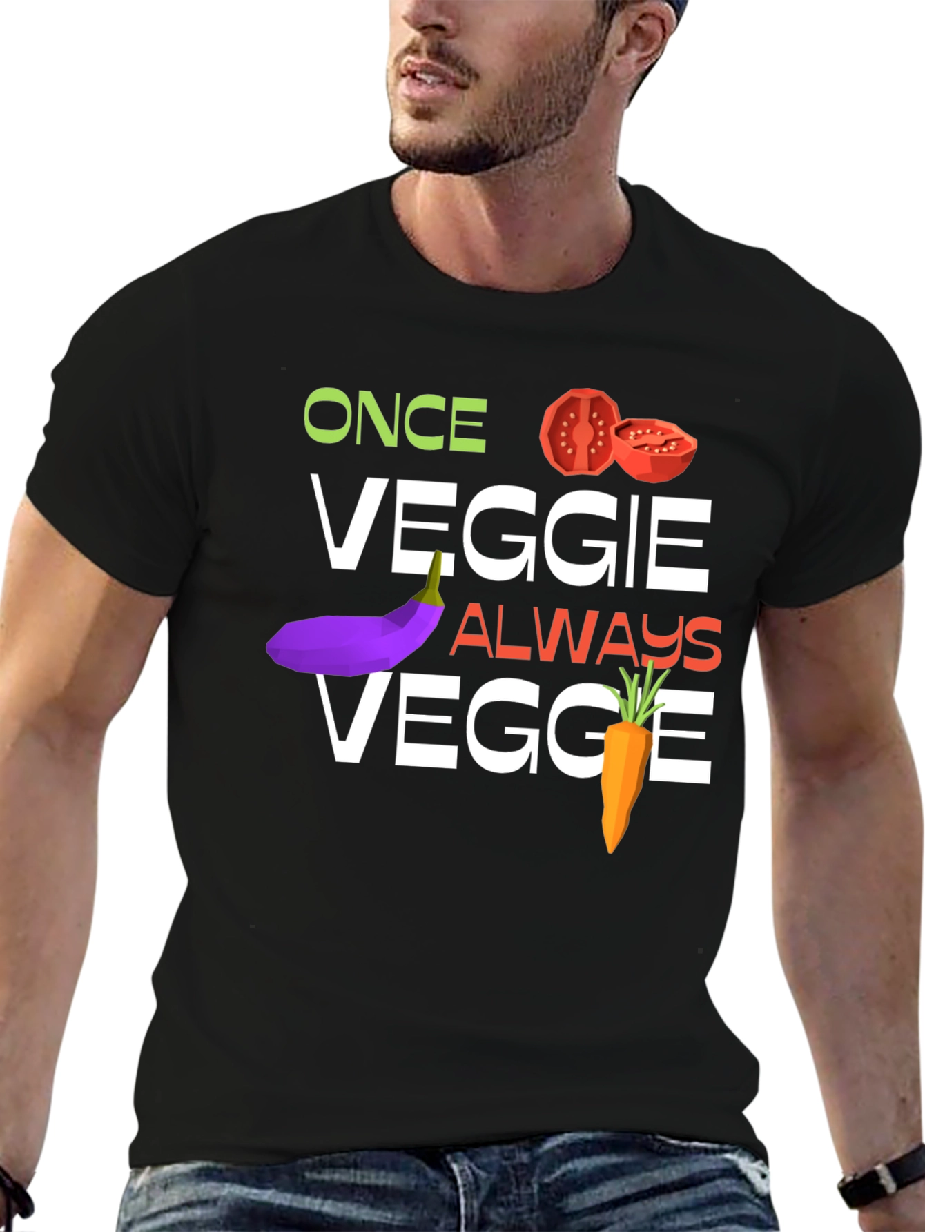 Once Veggie Always Veggie Graphic Tee