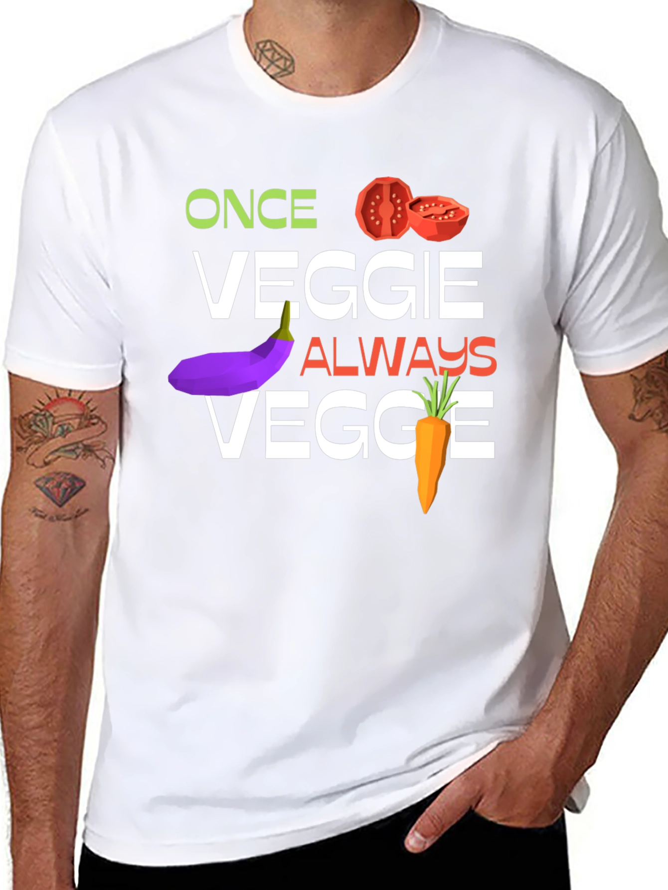Once Veggie Always Veggie Graphic Tee
