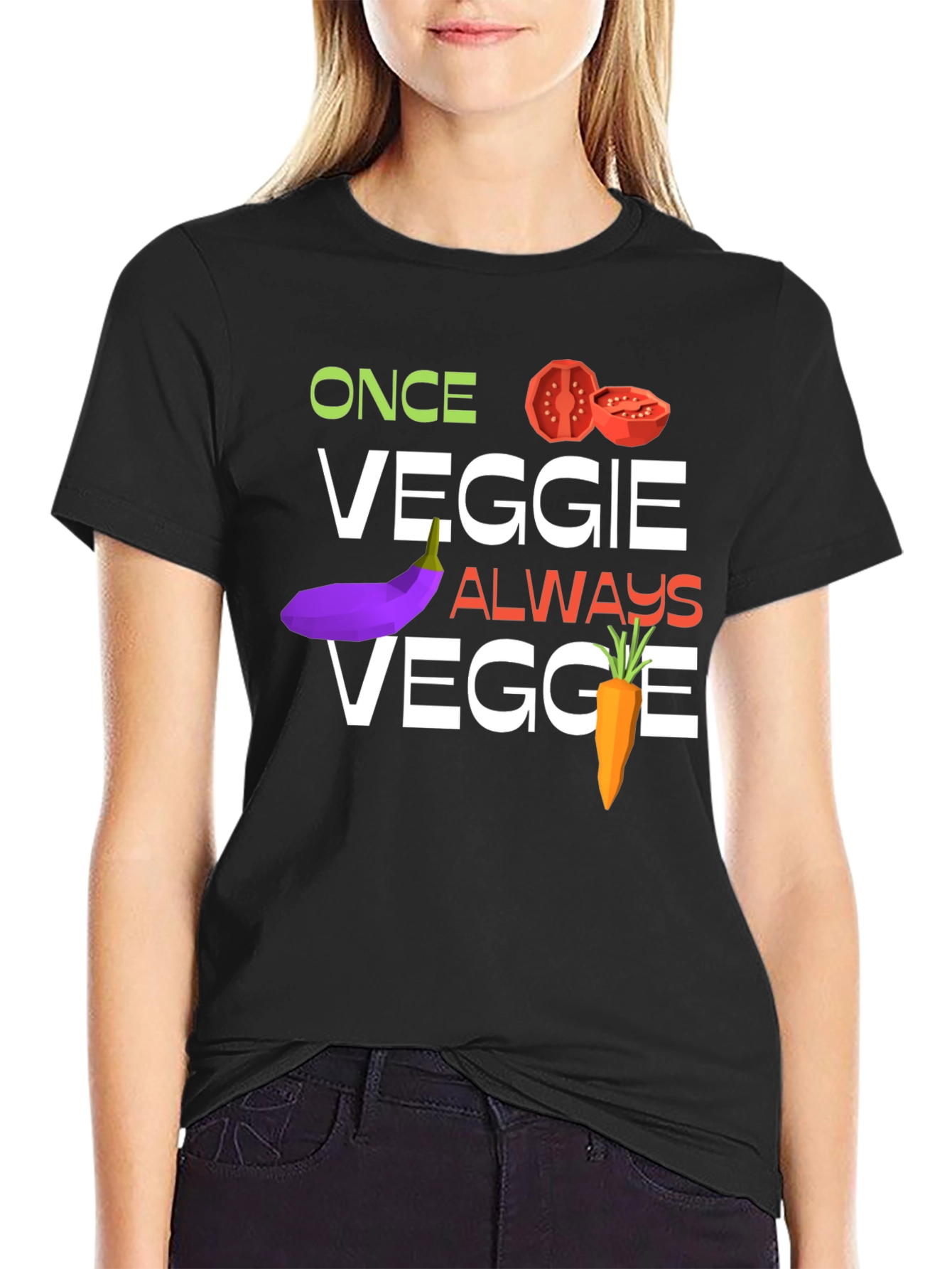 Once Veggie Always Veggie Graphic Tee