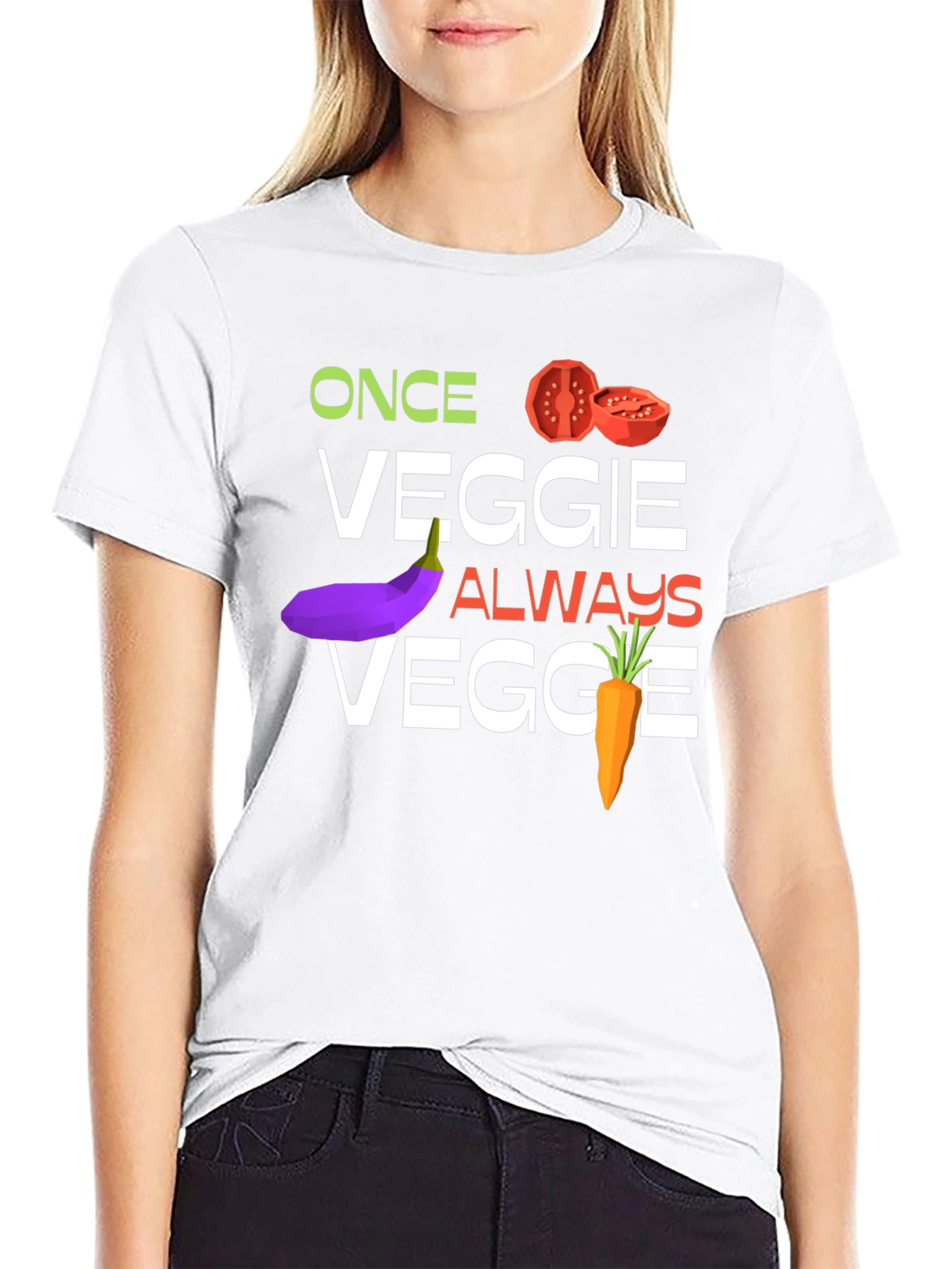 Once Veggie Always Veggie Graphic Tee