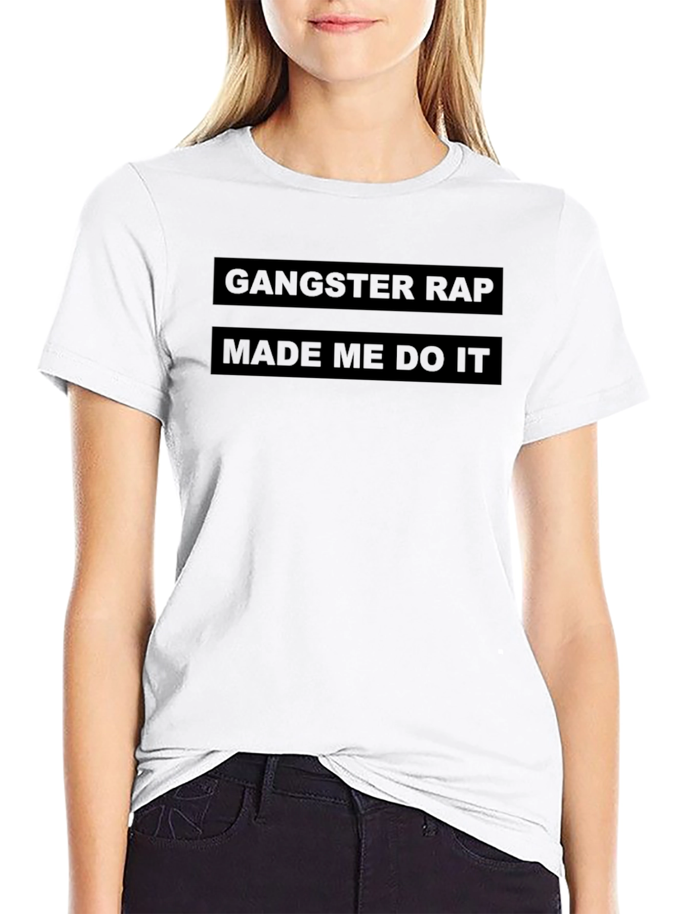Gangster Rap Made Me Do It T-Shirt