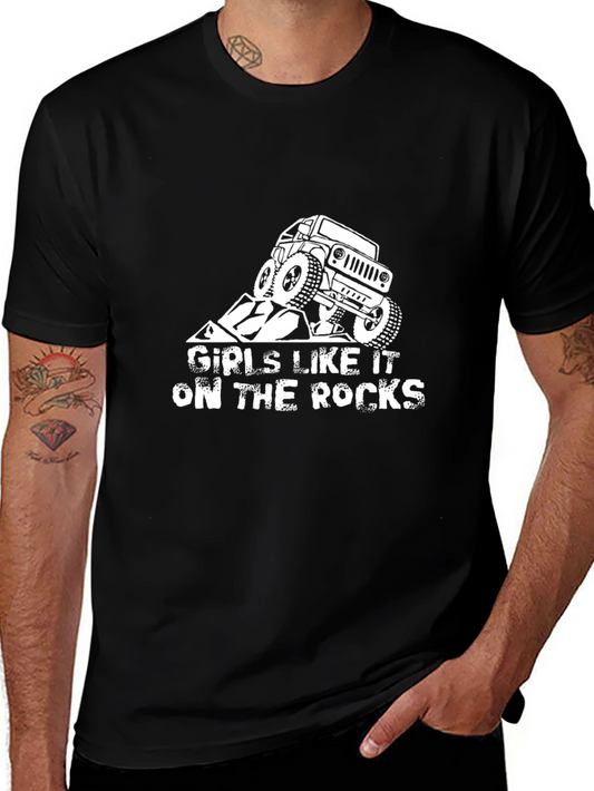 Girls Like It On The Rocks Jeep T-Shirt