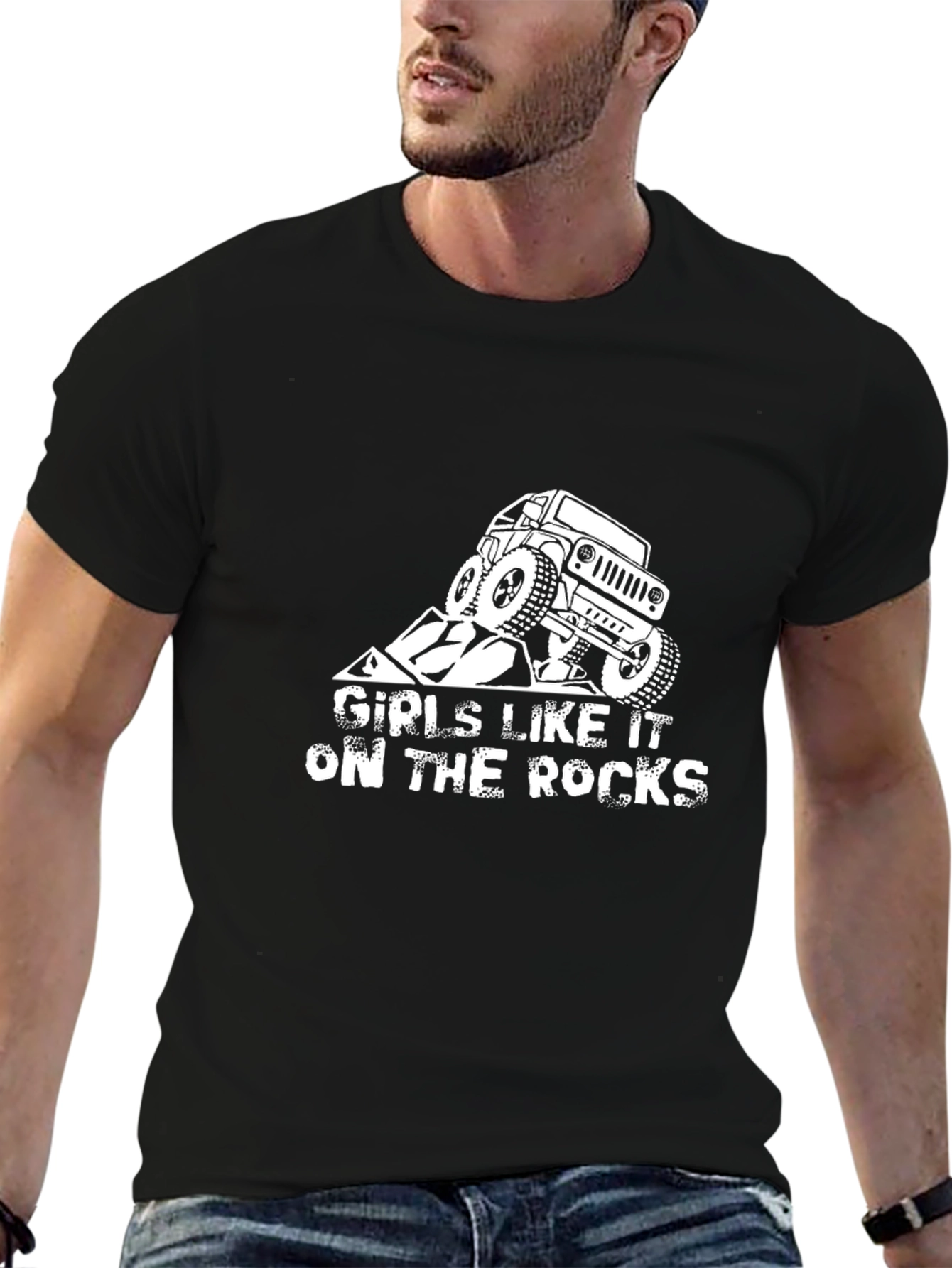 Girls Like It On The Rocks Jeep T-Shirt