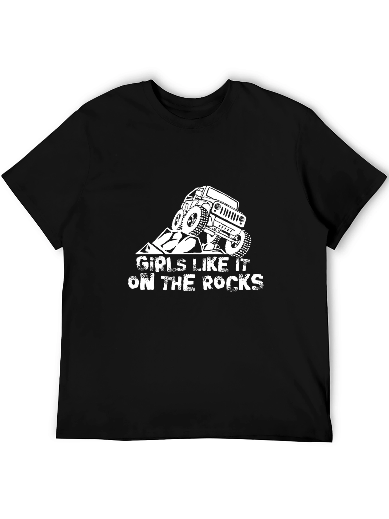Girls Like It On The Rocks Jeep T-Shirt