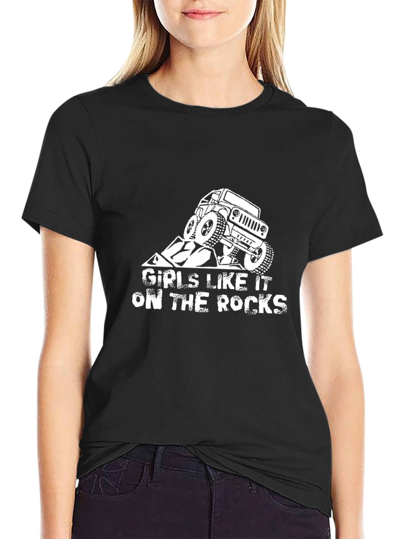 Girls Like It On The Rocks Jeep T-Shirt