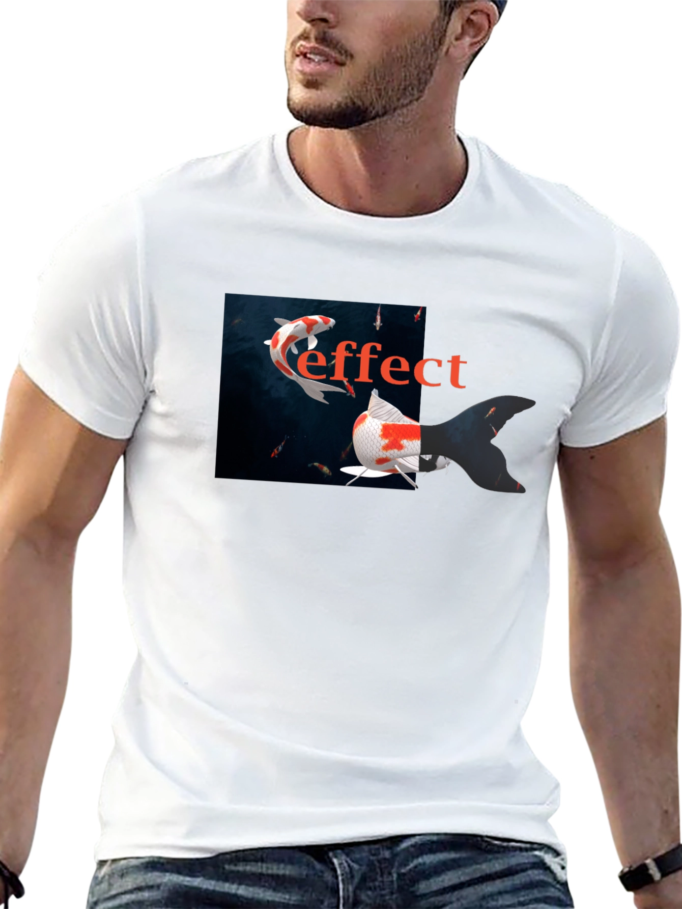 Koi Fish Effect T-Shirt