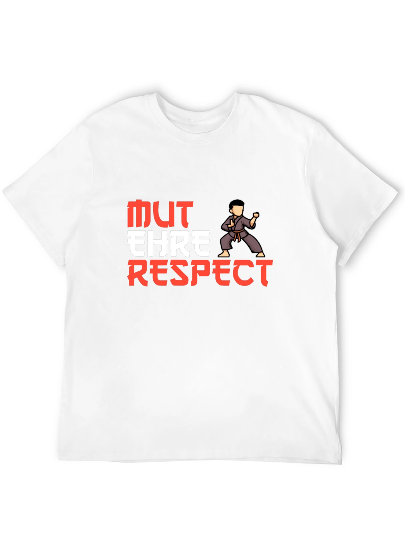 Martial Arts Graphic T-Shirt - Mut Ehre Respect