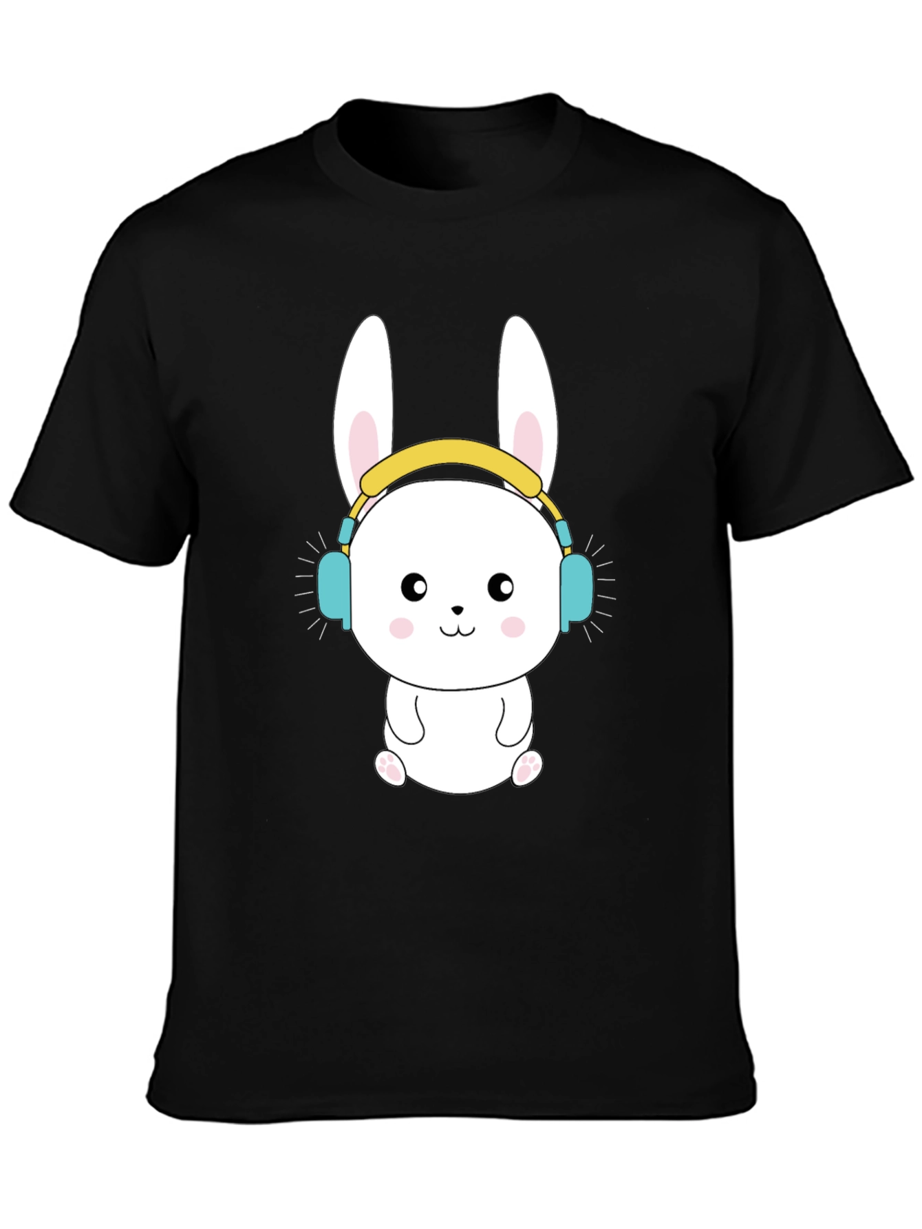 Cute Bunny DJ Graphic Tee