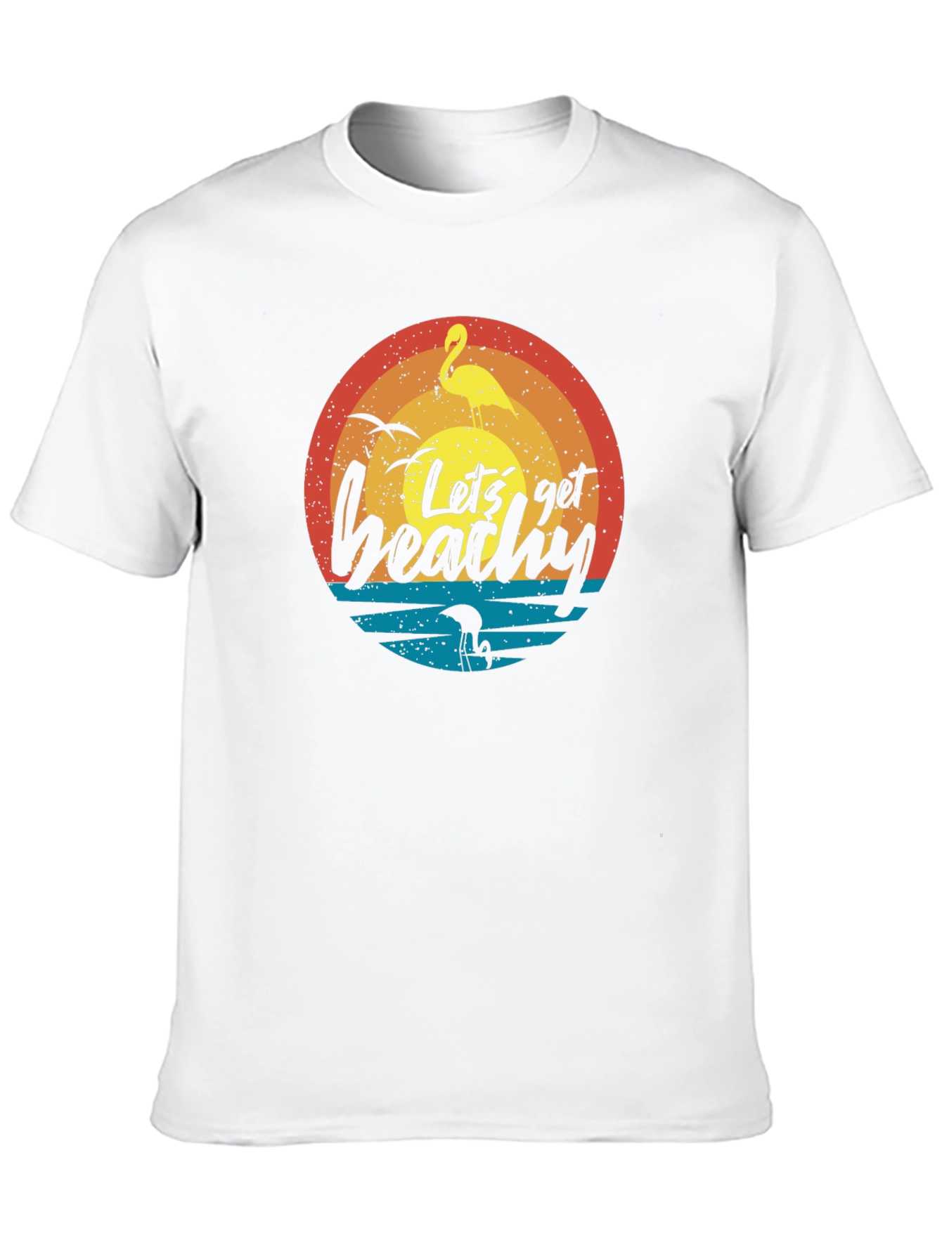 Lets Get Beachy Black T-Shirt