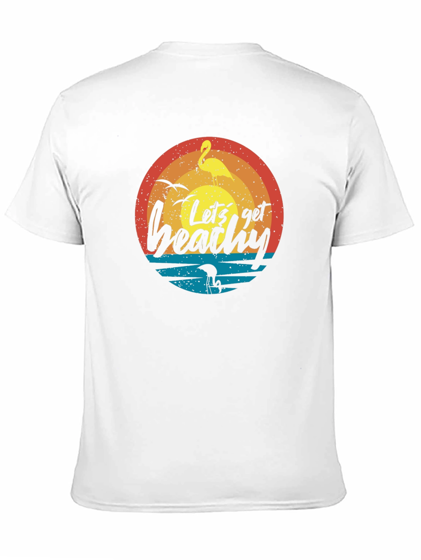 Lets Get Beachy Black T-Shirt