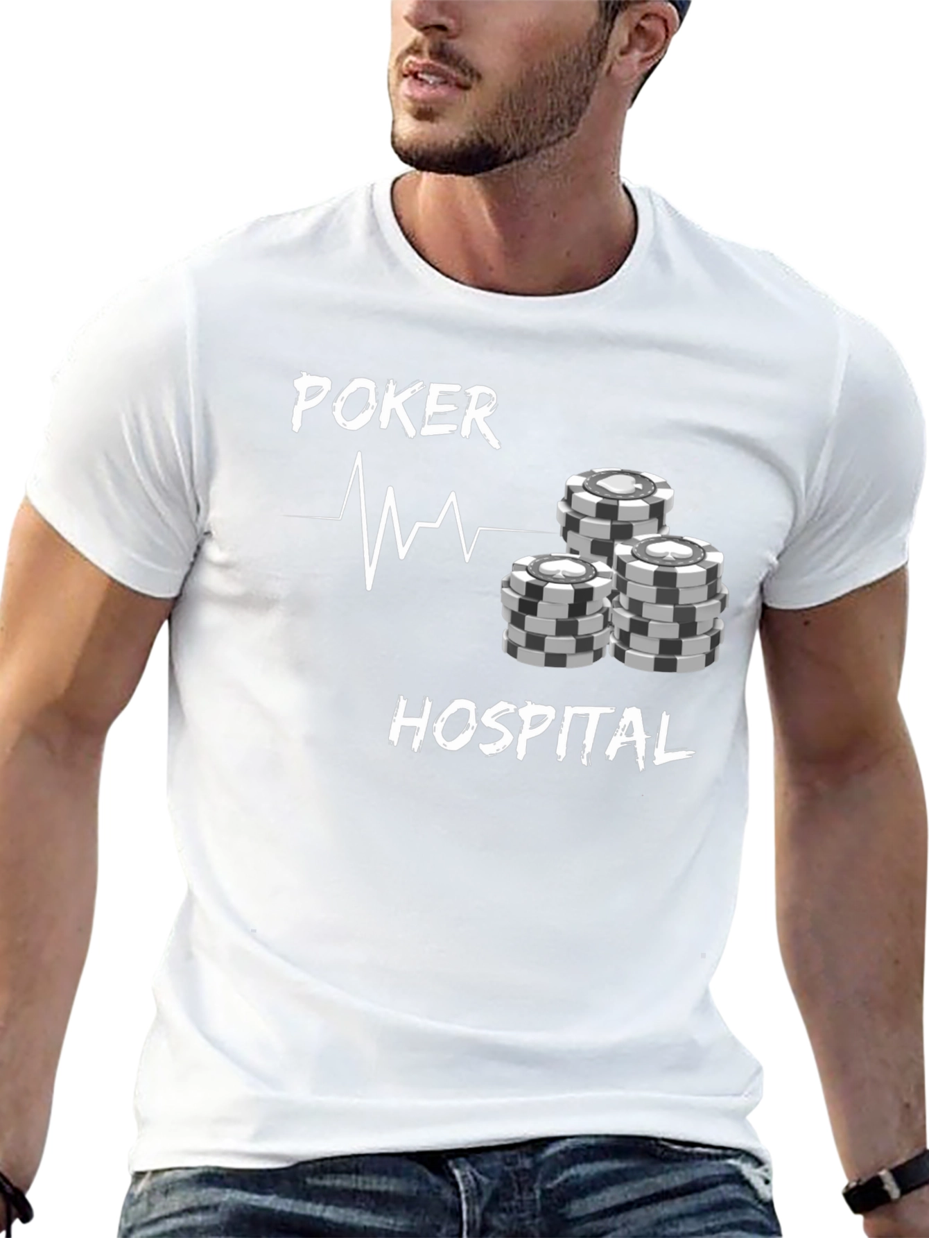 Poker Hospital Graphic T-Shirt