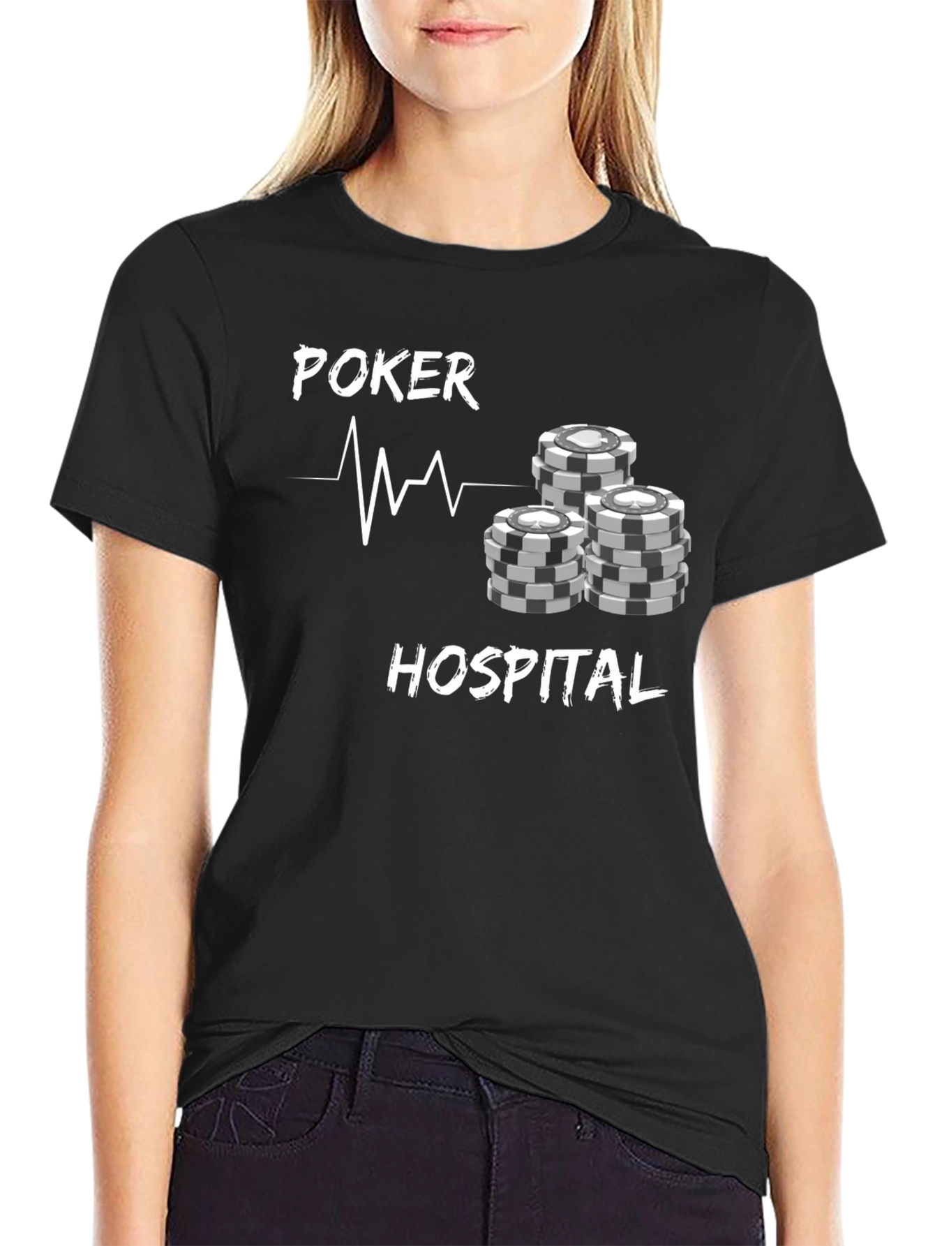 Poker Hospital Graphic T-Shirt