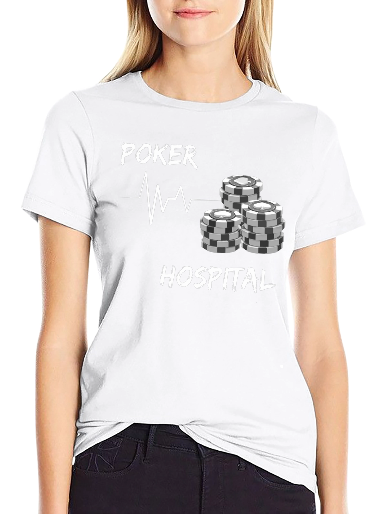 Poker Hospital Graphic T-Shirt
