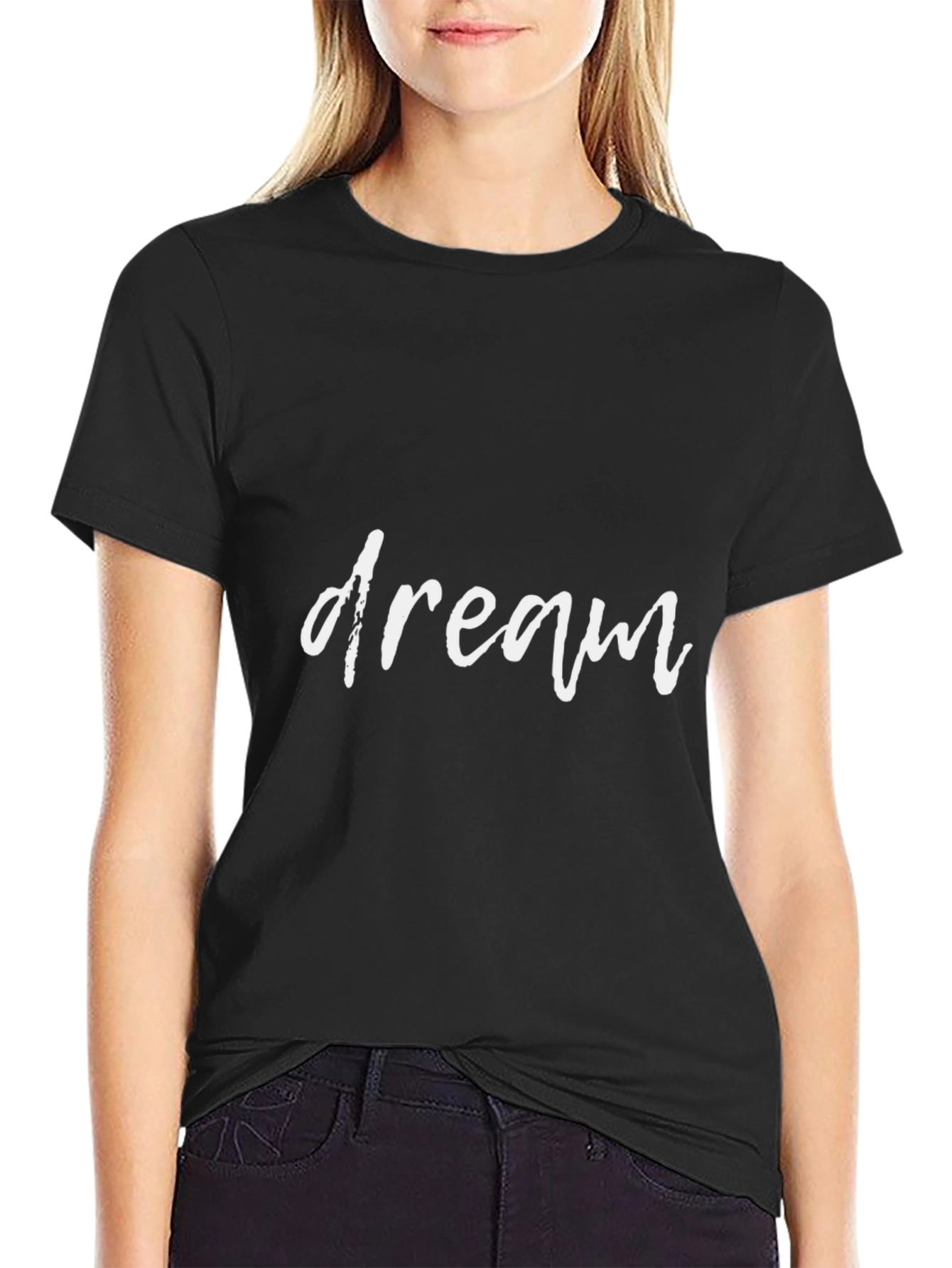 Dream Graphic Black Tee