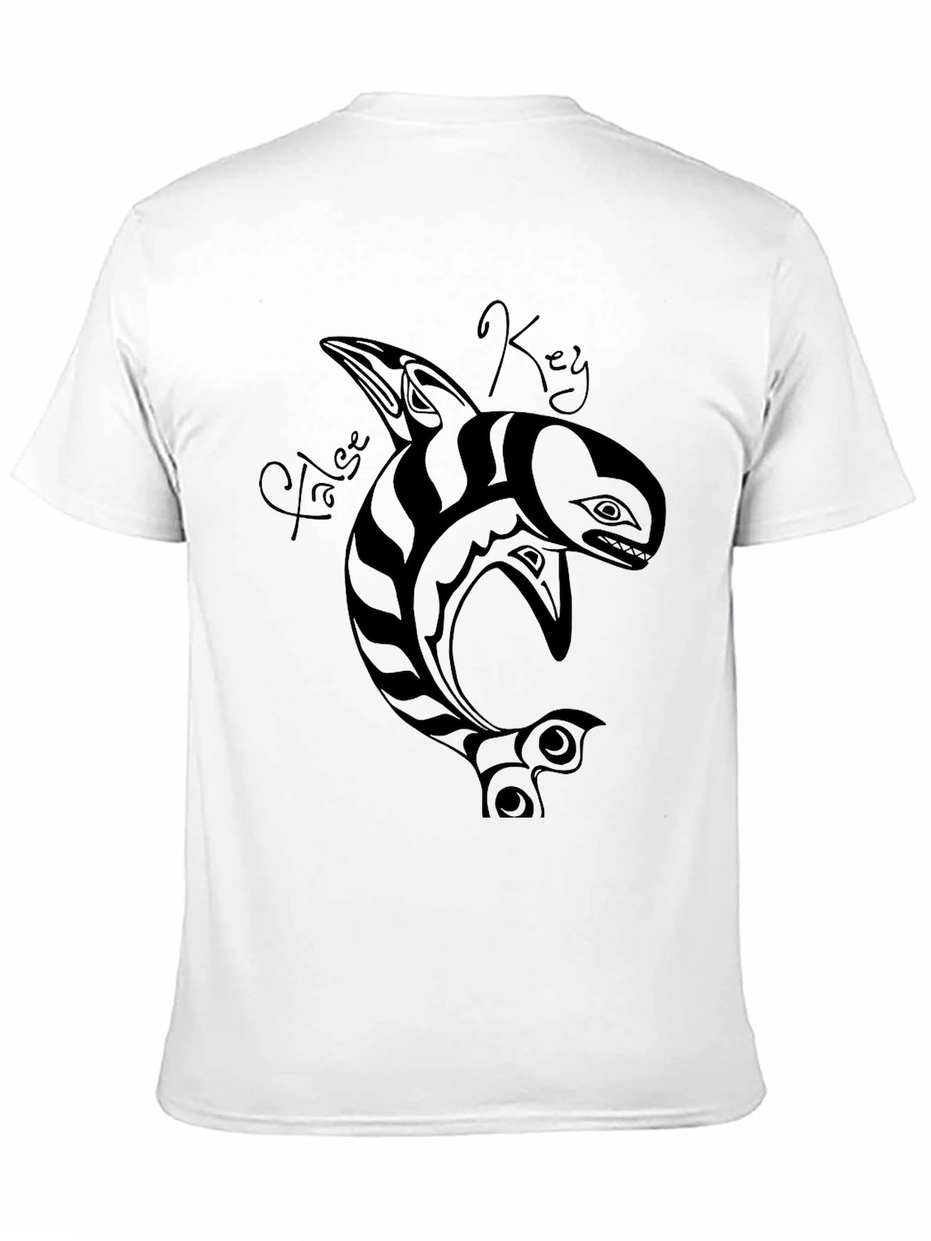 False Key Orca T-Shirt - Black Graphic Tee