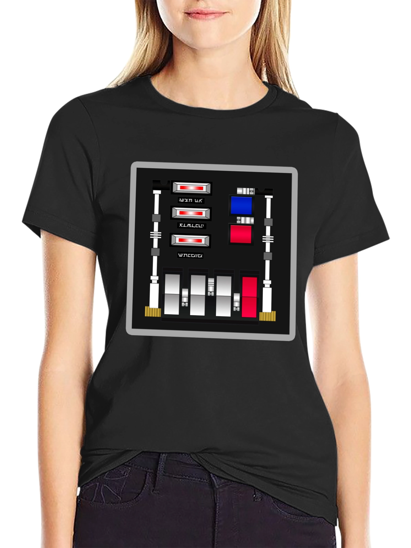 Retro Sci-Fi Panel Graphic Tee