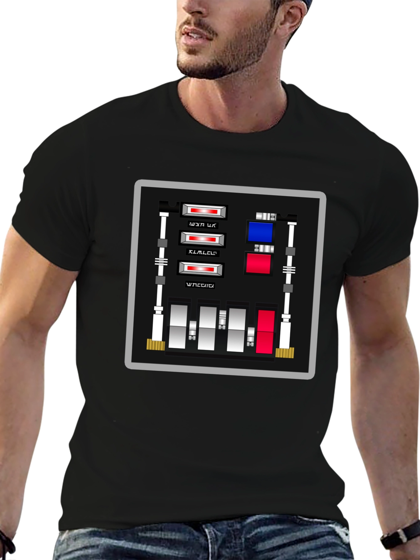 Retro Sci-Fi Panel Graphic Tee
