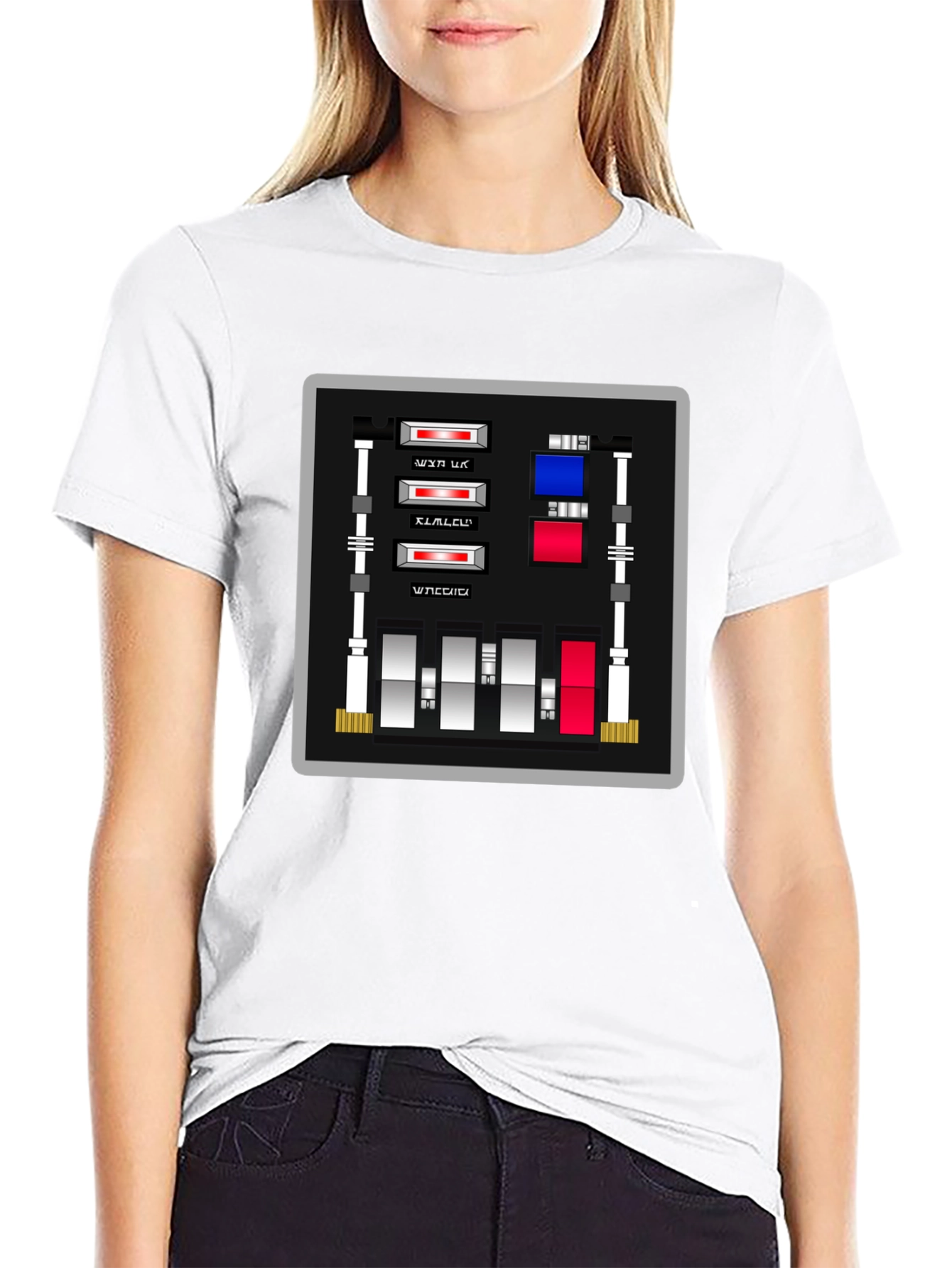 Retro Sci-Fi Panel Graphic Tee