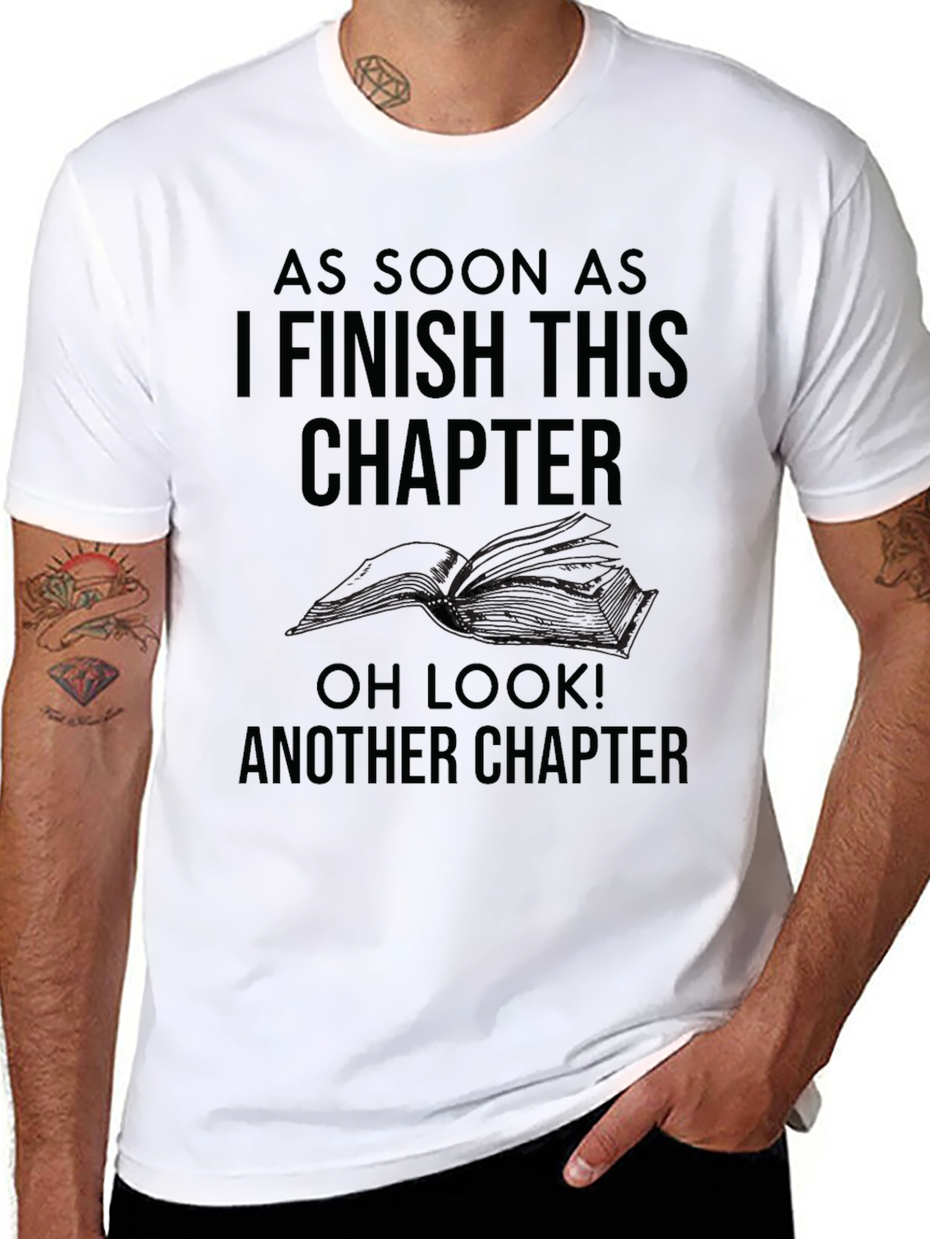 Book Lover T-Shirt: Another Chapter