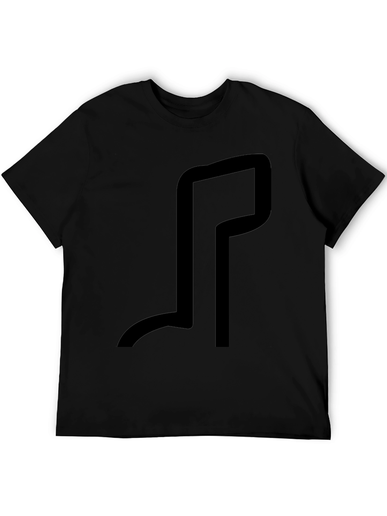 Minimalist Graphic Tee - Black