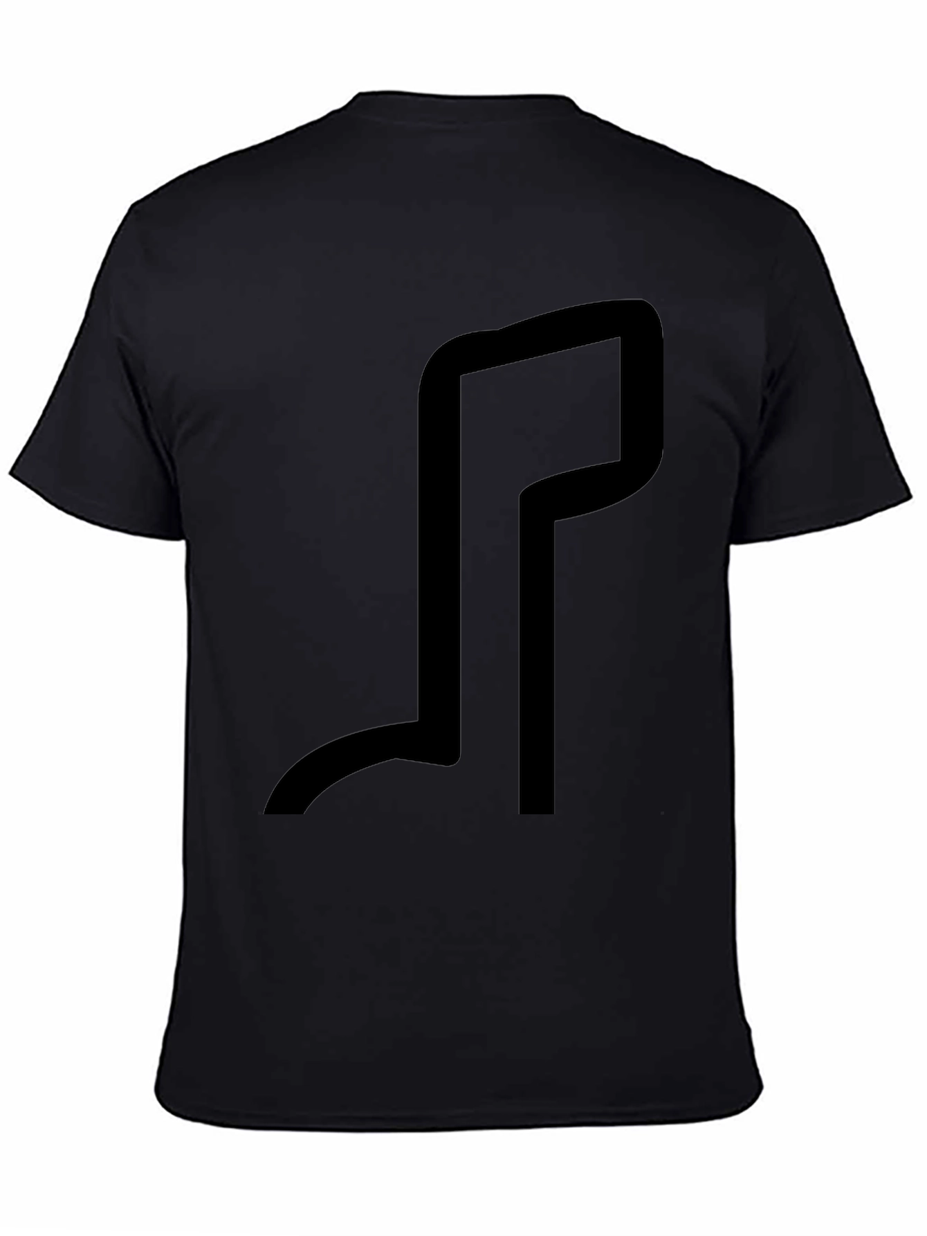 Minimalist Graphic Tee - Black
