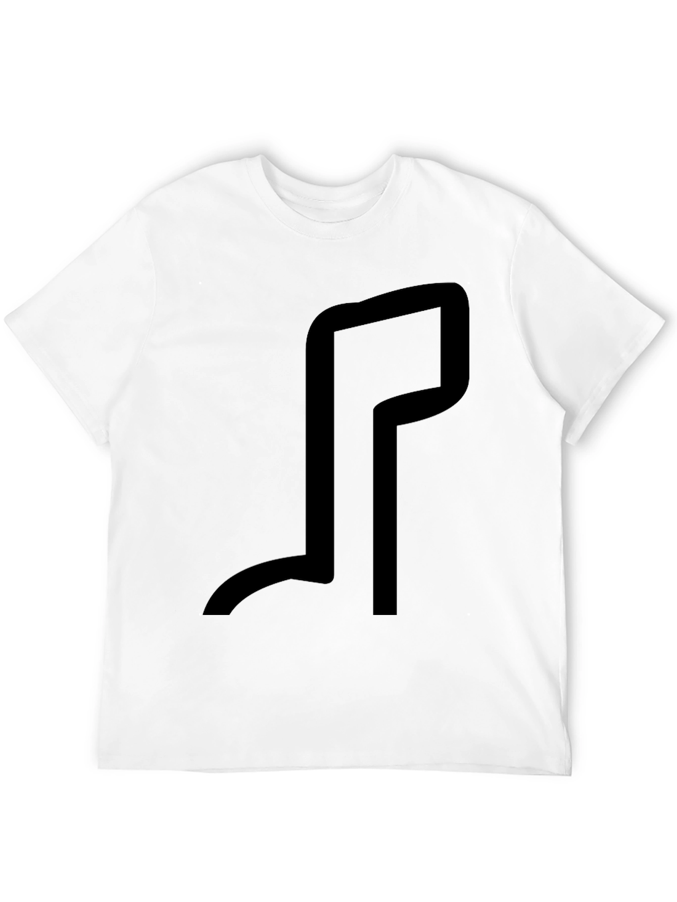 Minimalist Graphic Tee - Black
