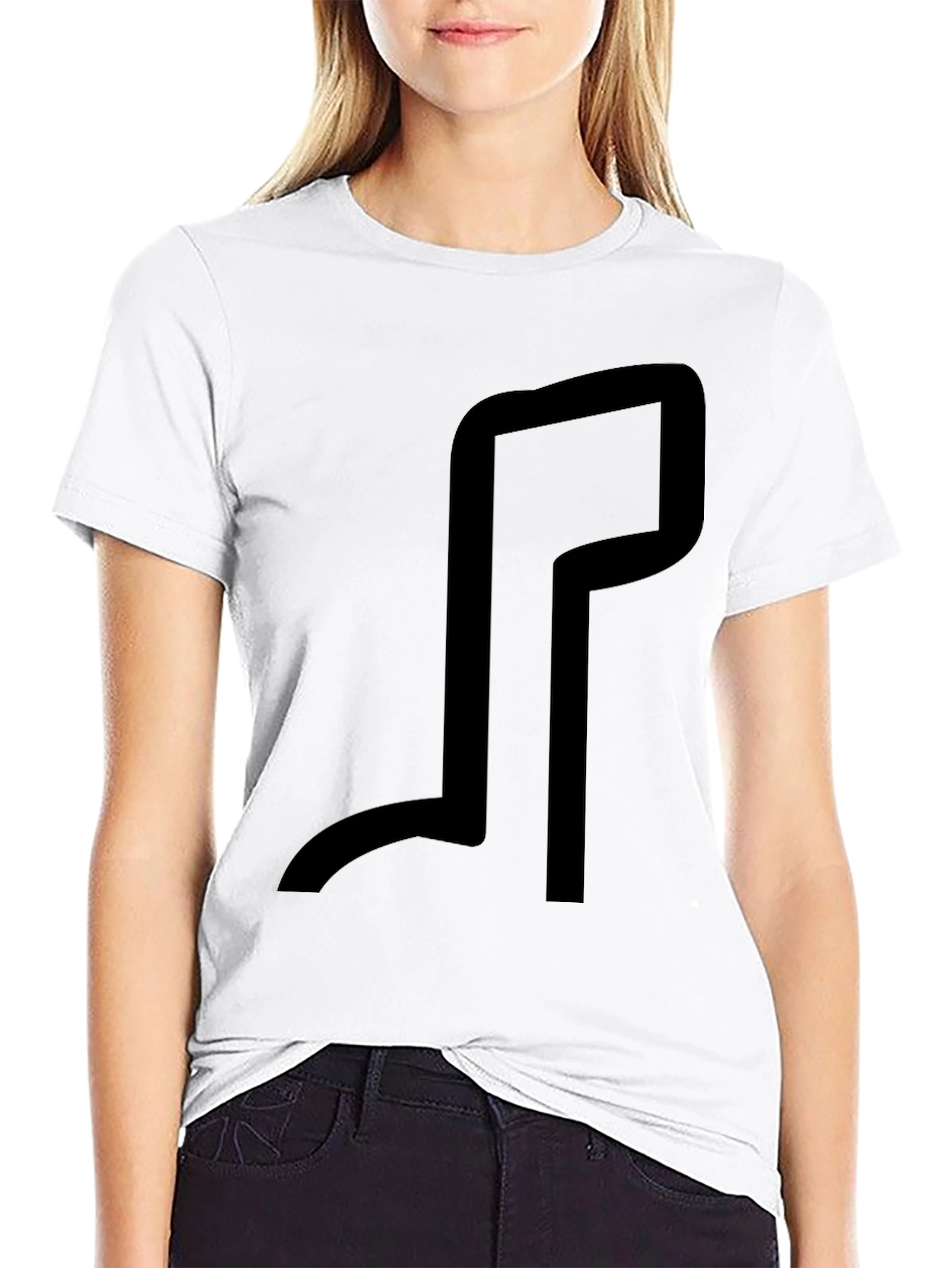 Minimalist Graphic Tee - Black