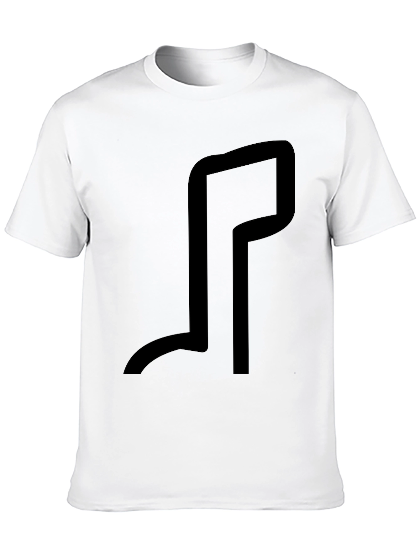 Minimalist Graphic Tee - Black