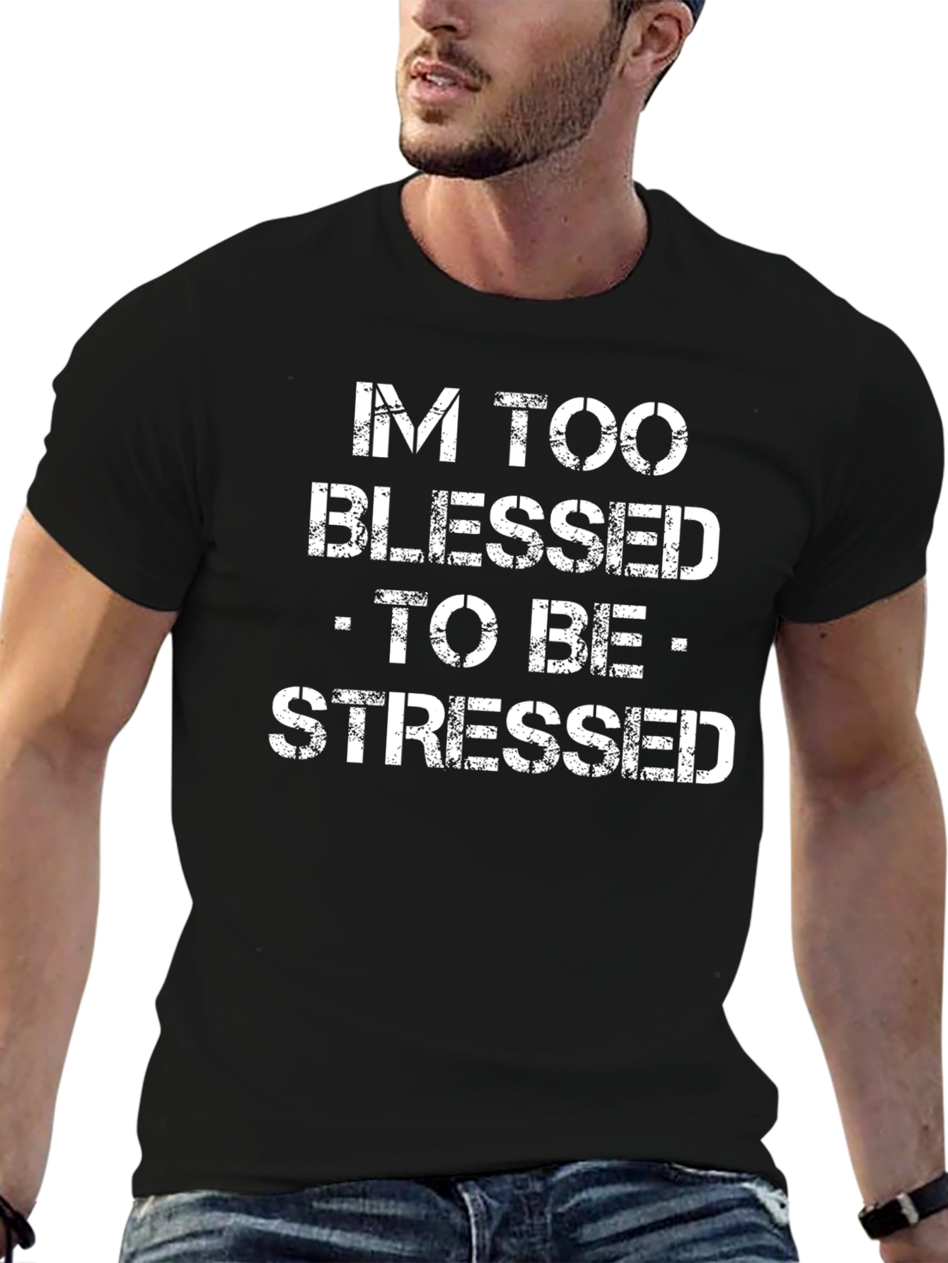 Blessed T-Shirt - Mens Black Graphic Tee