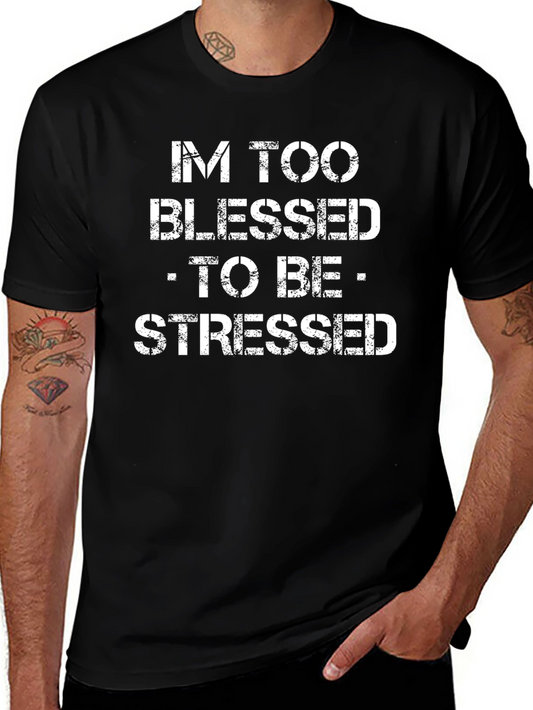 Blessed T-Shirt - Mens Black Graphic Tee