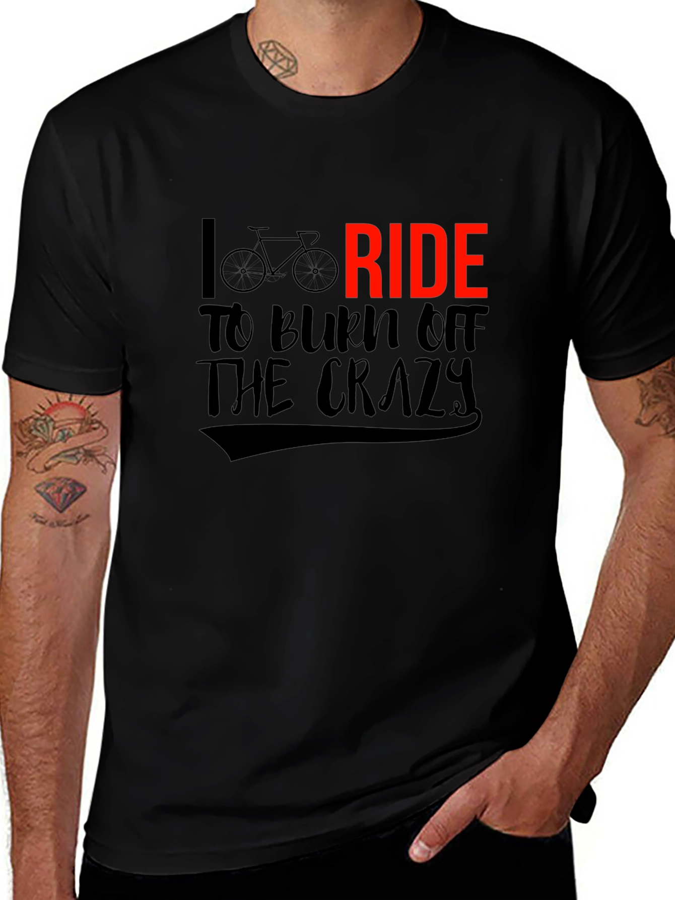 I Ride To Burn Off The Crazy Graphic T-Shirt