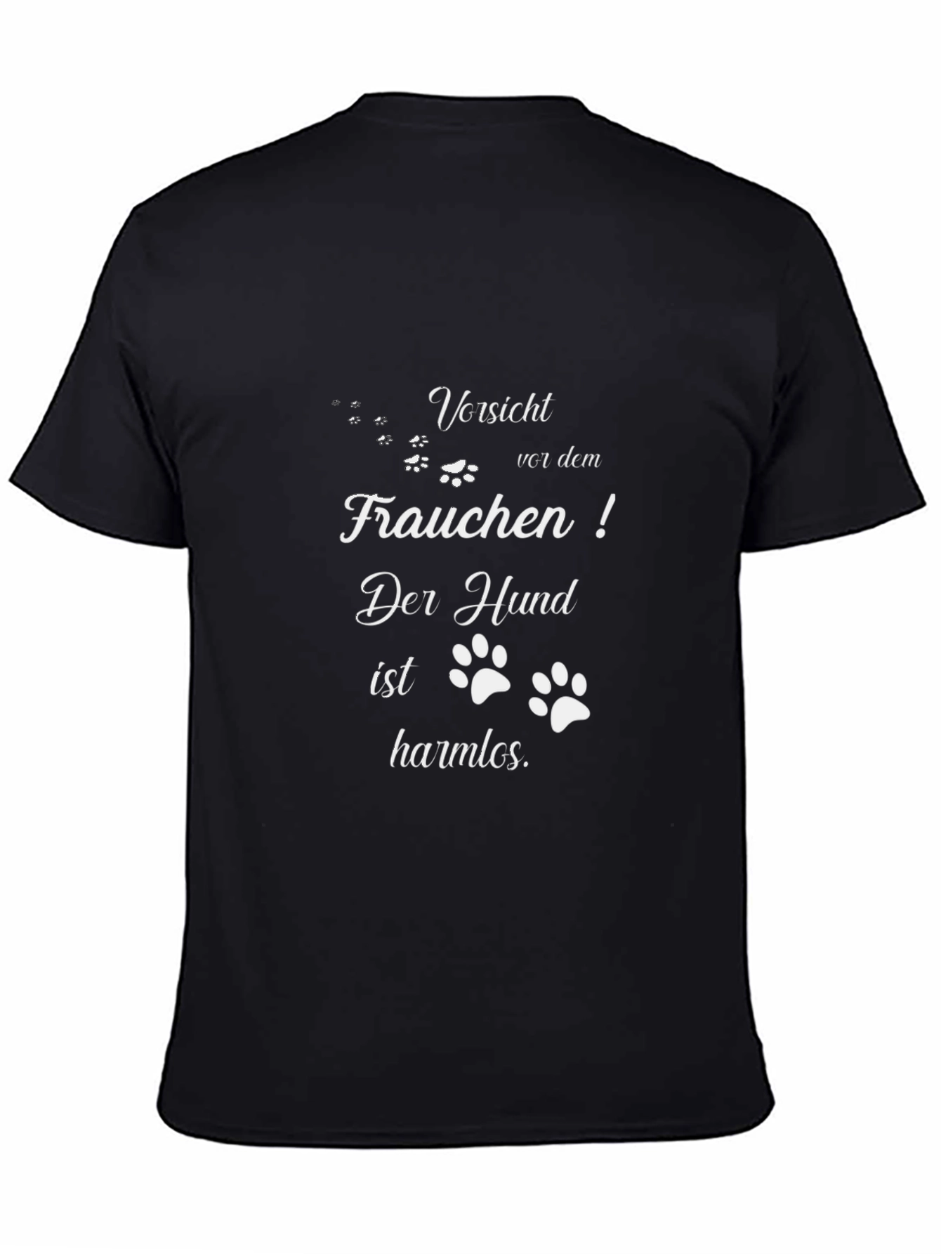 Funny German Dog Mom T-Shirt - Caution Frauchen!