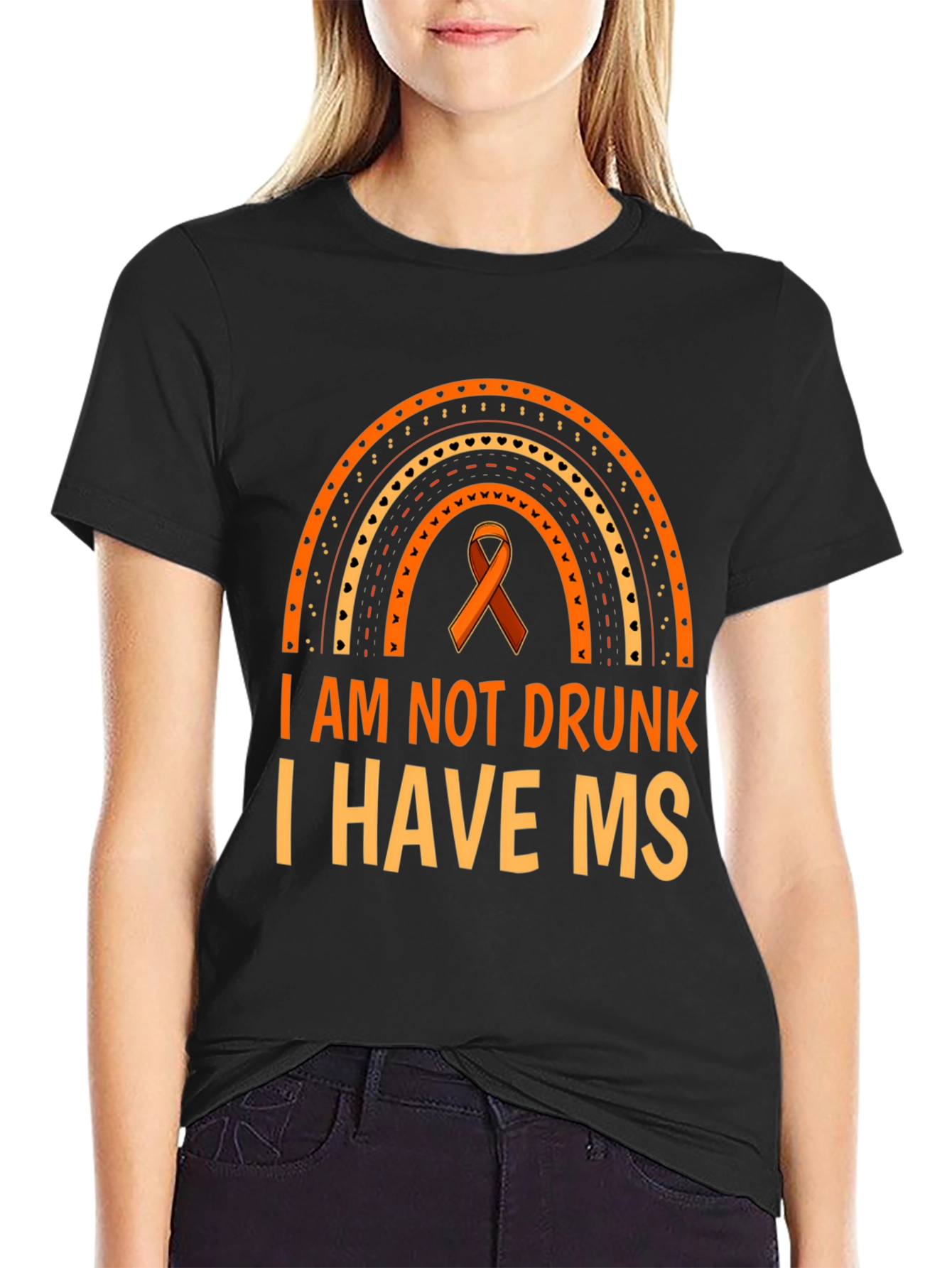 MS Awareness T-Shirt - I Am Not Drunk