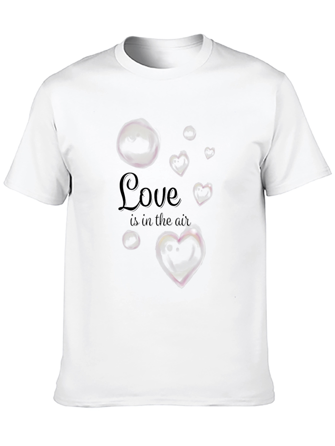 Love is in the Air Graphic Tee - Black